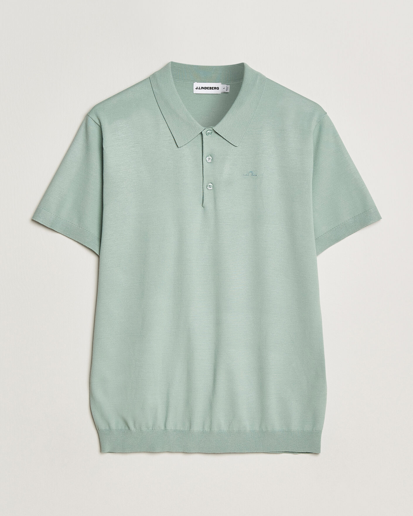 Hombres | Polos | J.Lindeberg | Ridge Knitted Polo Jadeite