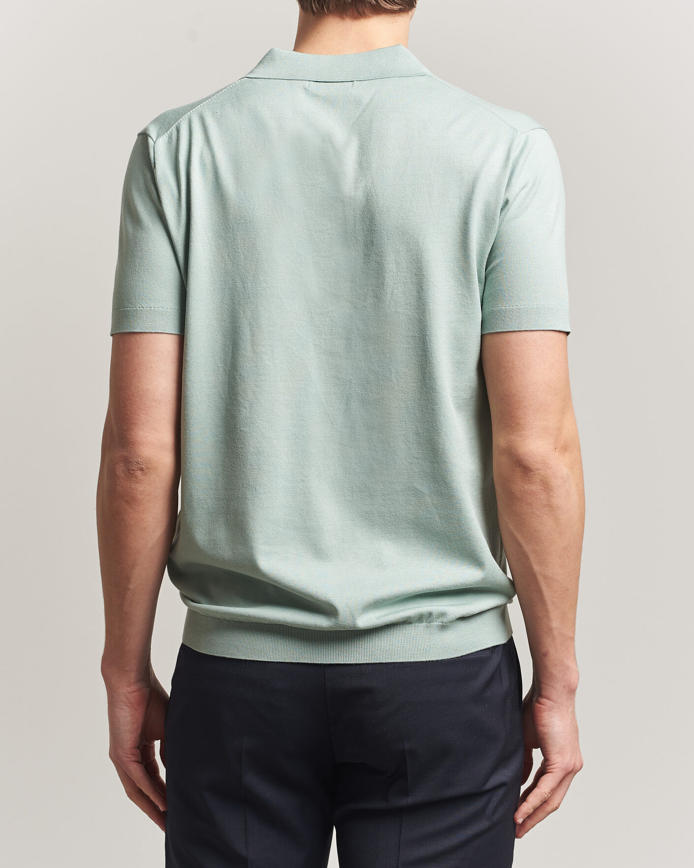 Hombres | Polos | J.Lindeberg | Ridge Knitted Polo Jadeite
