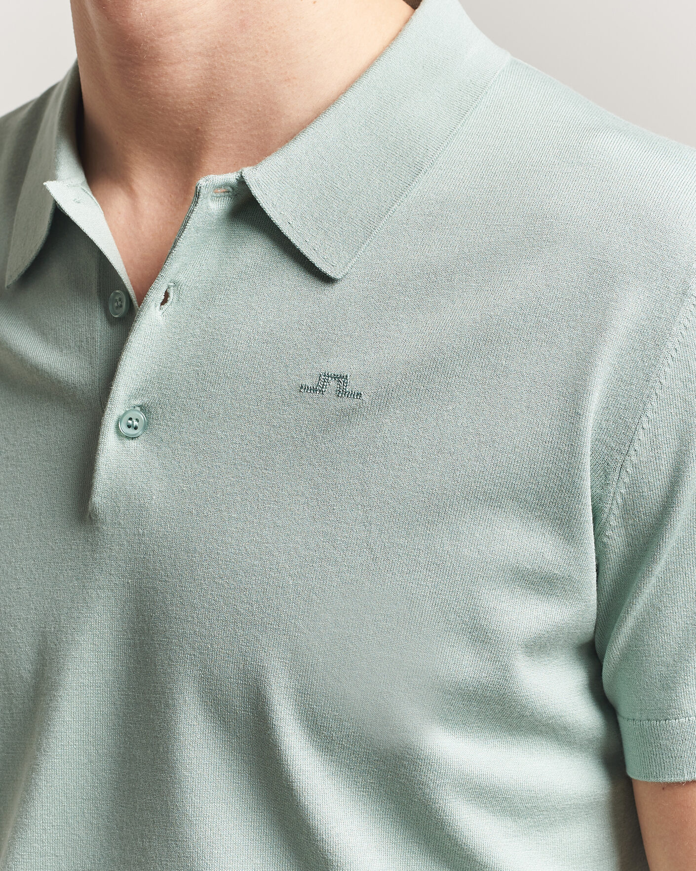 Hombres | Polos | J.Lindeberg | Ridge Knitted Polo Jadeite