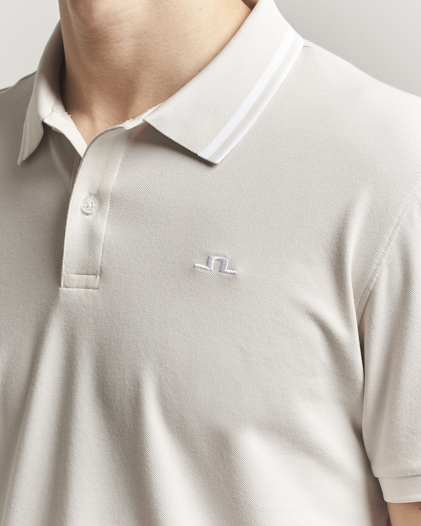 Hombres | Polos | J.Lindeberg | Joey Tipping Polo Moonbeam