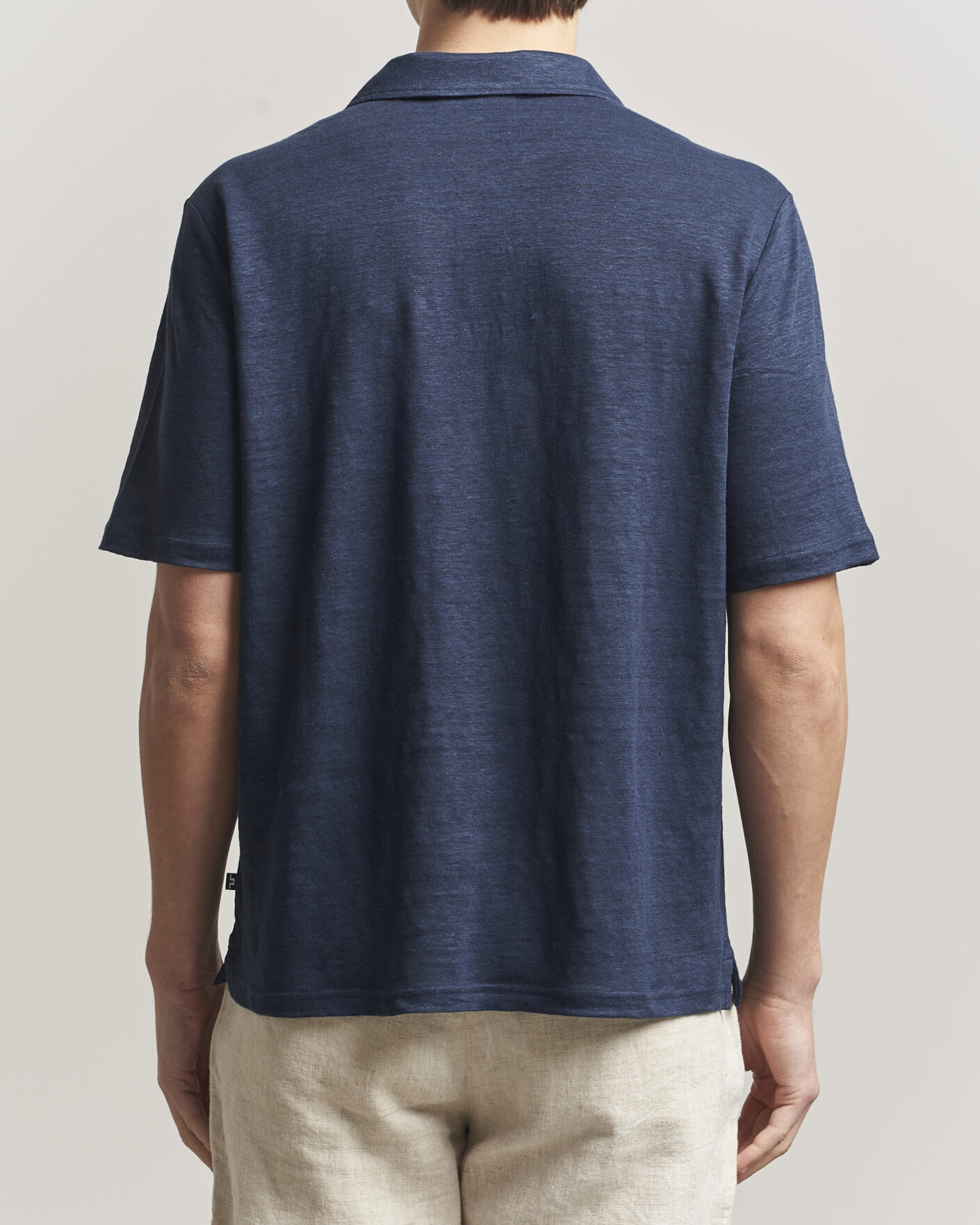 Hombres | Polos | J.Lindeberg | Roy Linen Polo JL Navy