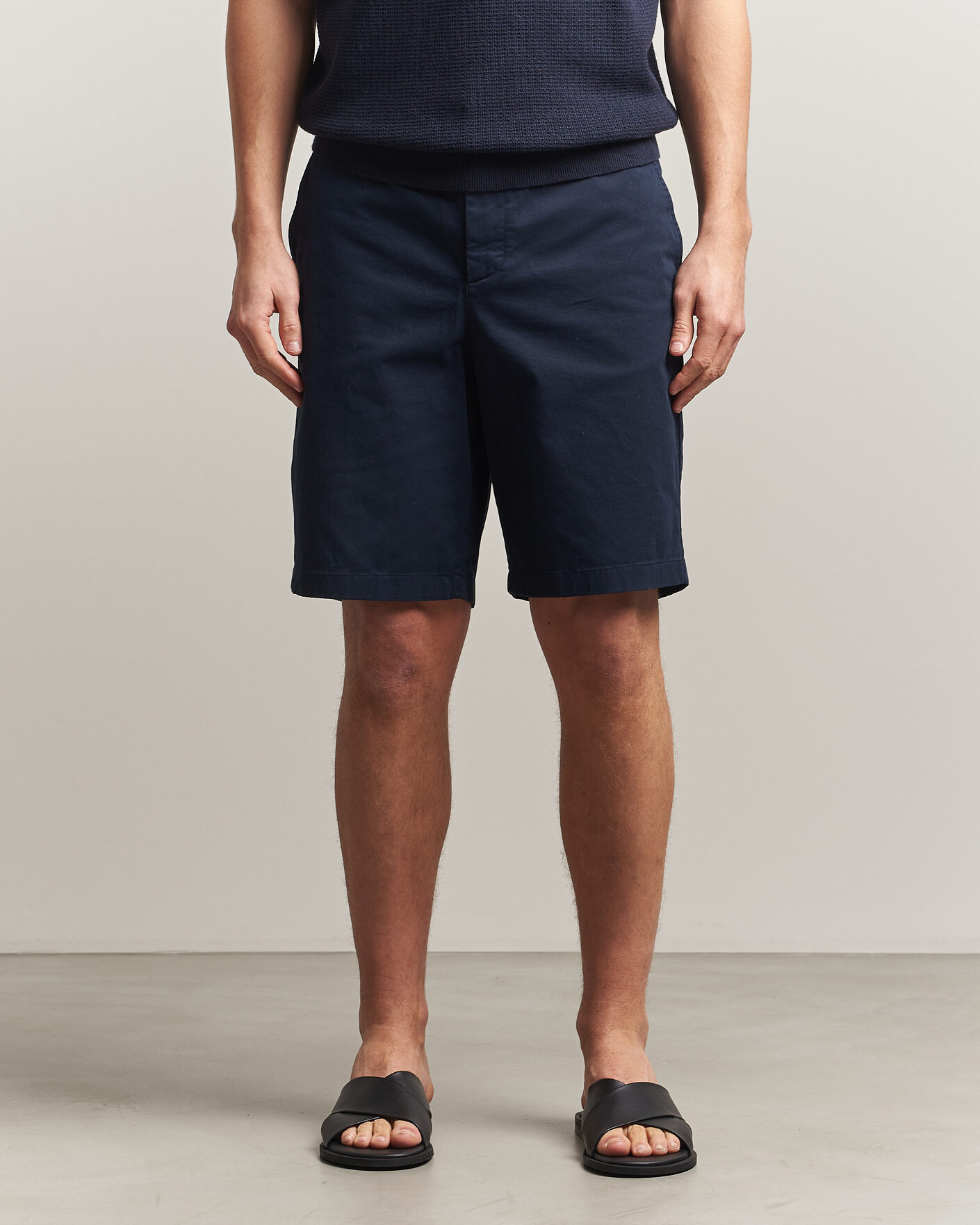 Hombres | Pantalones cortos | J.Lindeberg | Shane Cotton Stretch Shorts JL Navy
