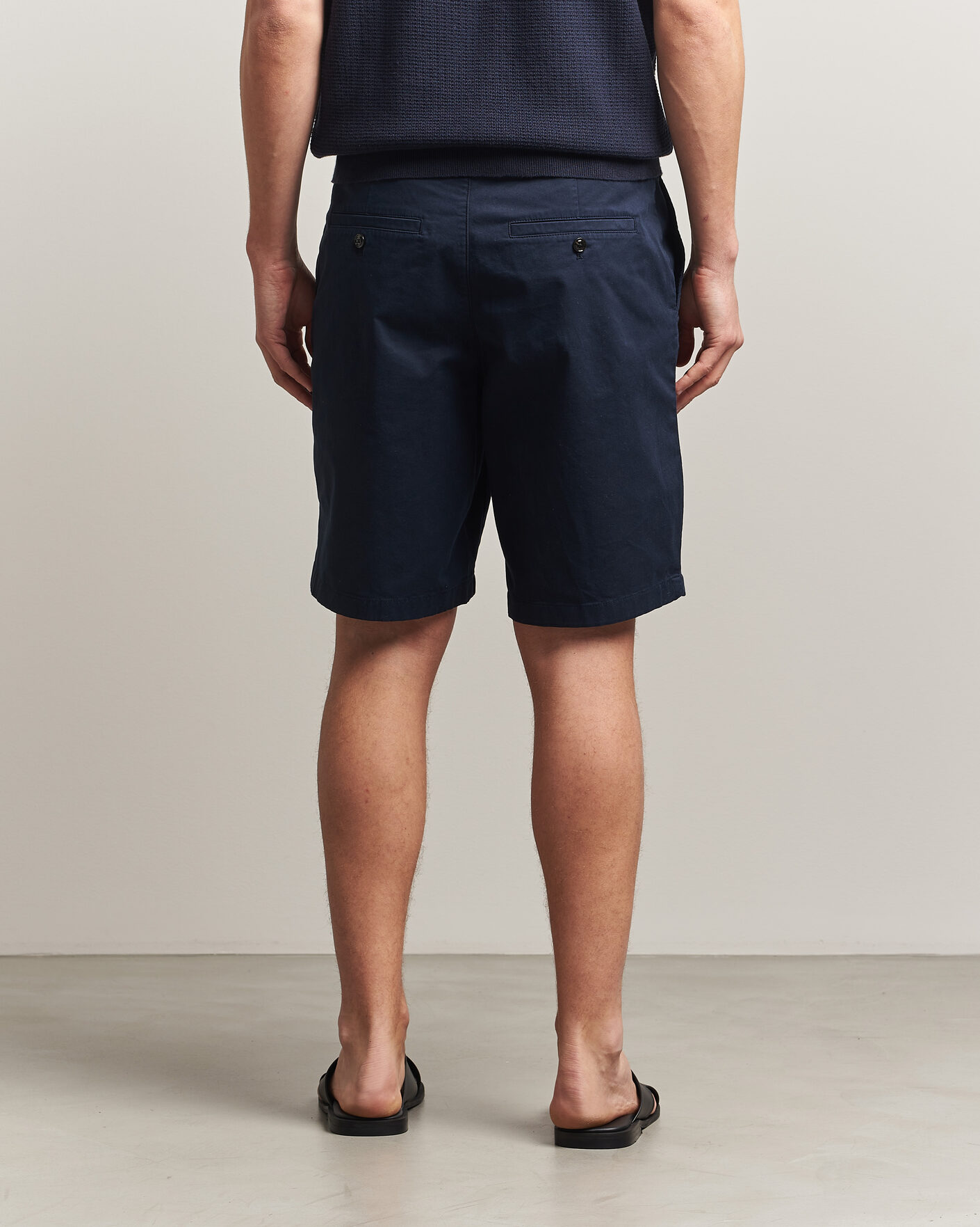 Hombres | Pantalones cortos | J.Lindeberg | Shane Cotton Stretch Shorts JL Navy