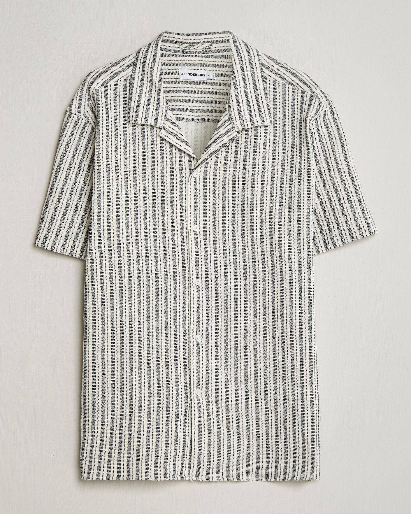 Hombres | Camisas | J.Lindeberg | Elio Structure Resort Shirt JL Navy