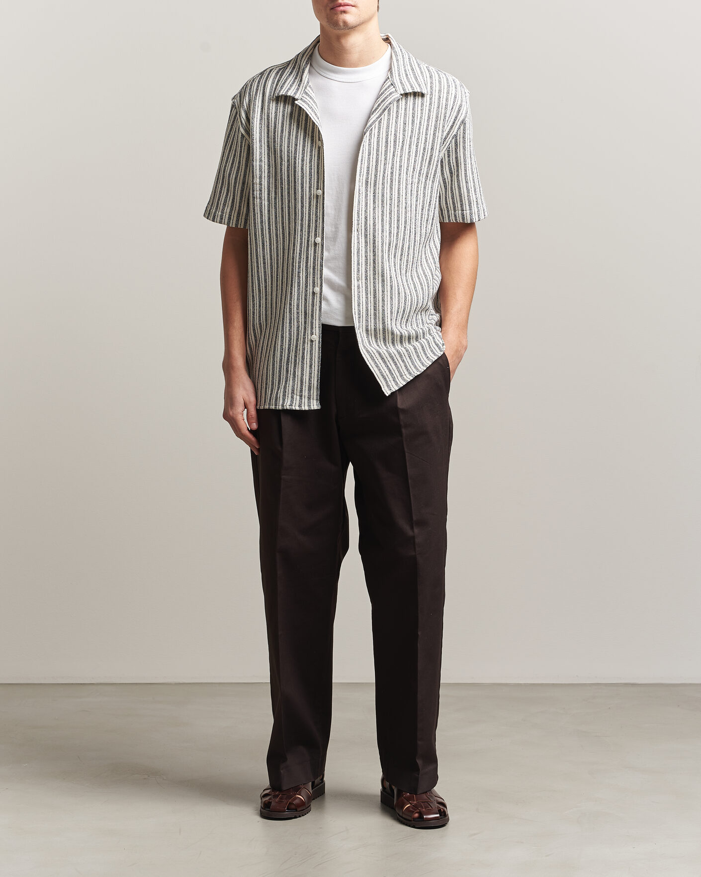 Hombres | Camisas | J.Lindeberg | Elio Structure Resort Shirt JL Navy