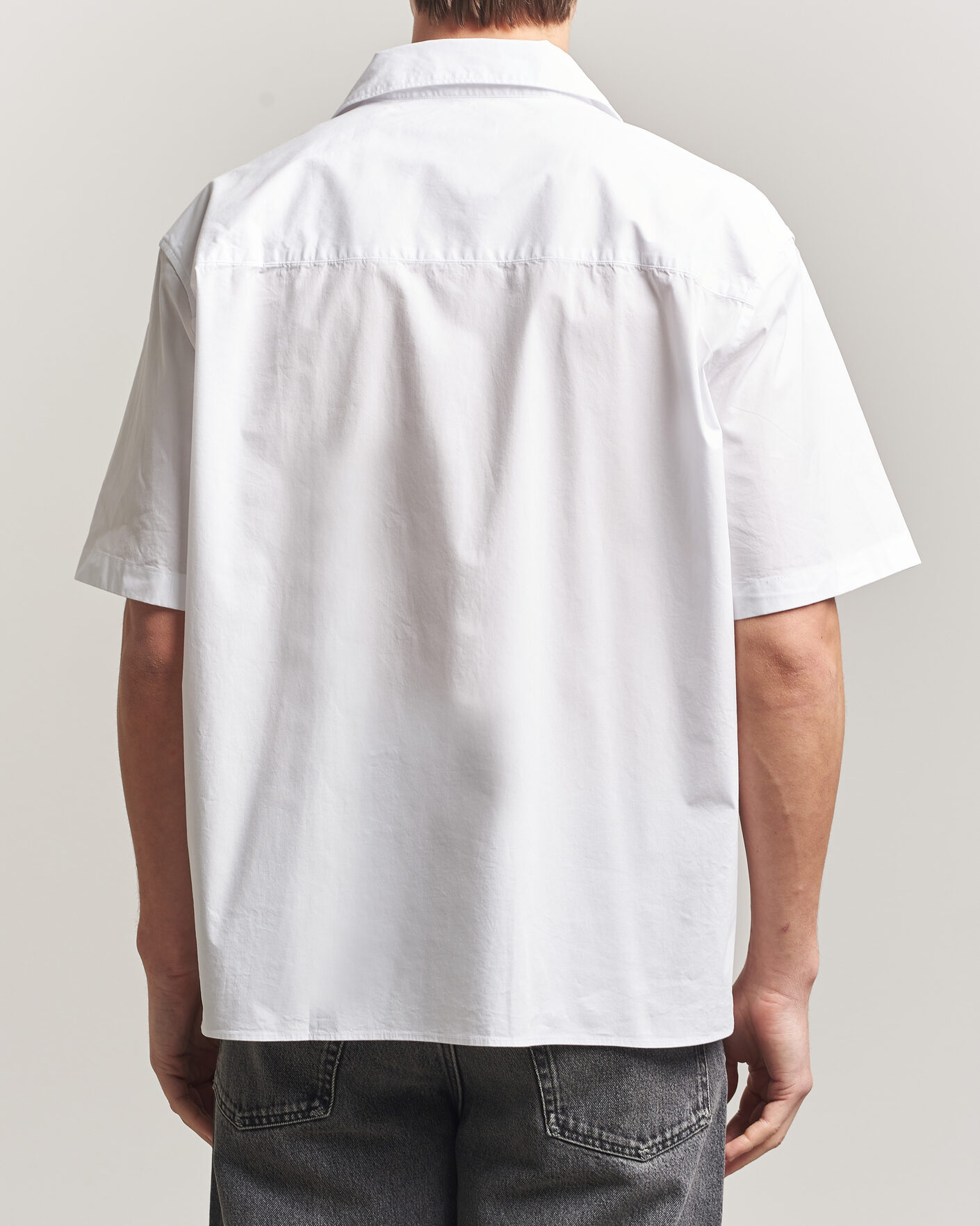 Hombres | Camisas | J.Lindeberg | Ellis Cotton Resort Shirt White