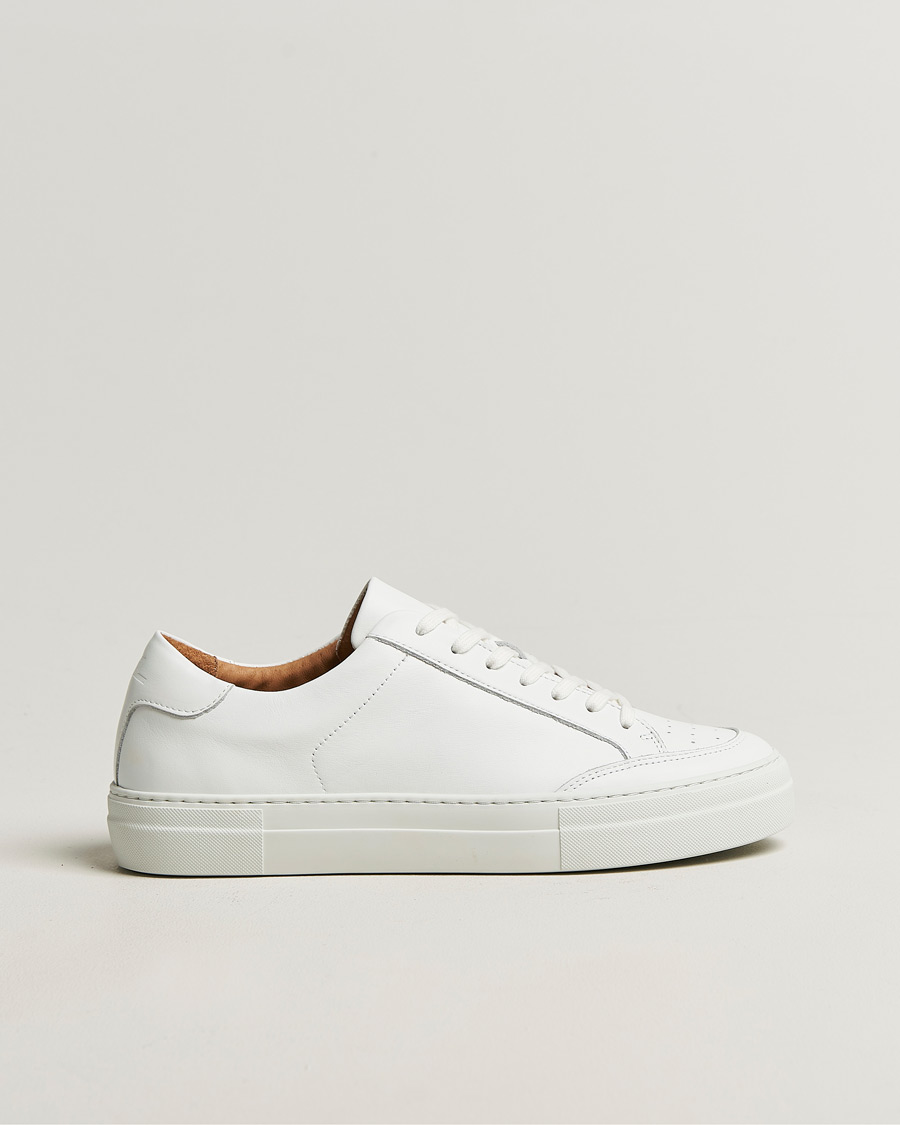 Hombres | Zapatillas | J.Lindeberg | Art Signature Leather Sneaker White