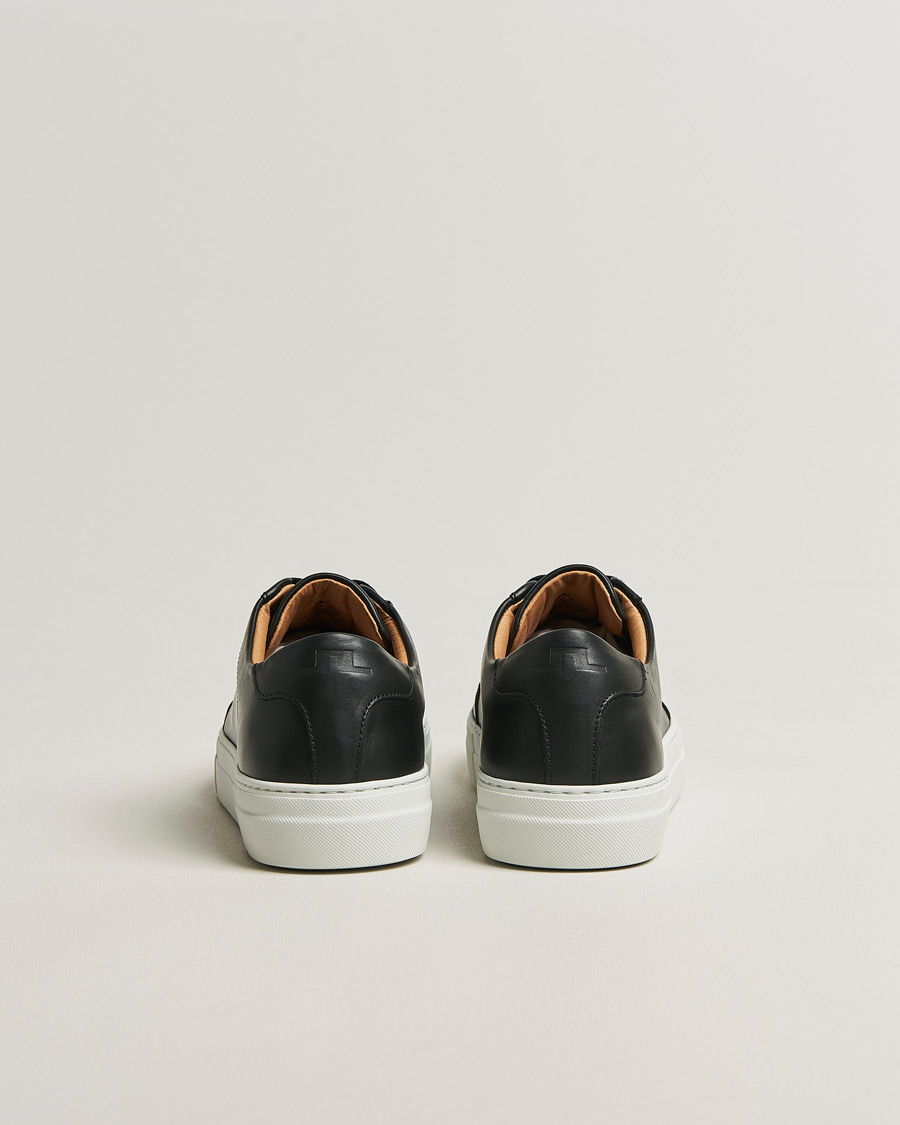 Hombres | Zapatillas | J.Lindeberg | Art Signature Leather Sneaker Black
