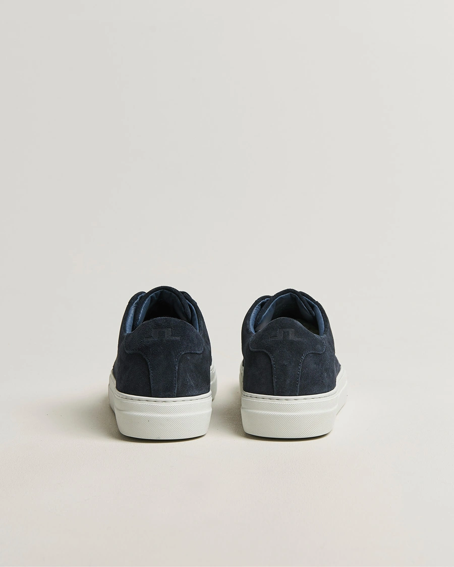 Hombres | Zapatillas | J.Lindeberg | Art Signature Suede Sneaker JL Navy