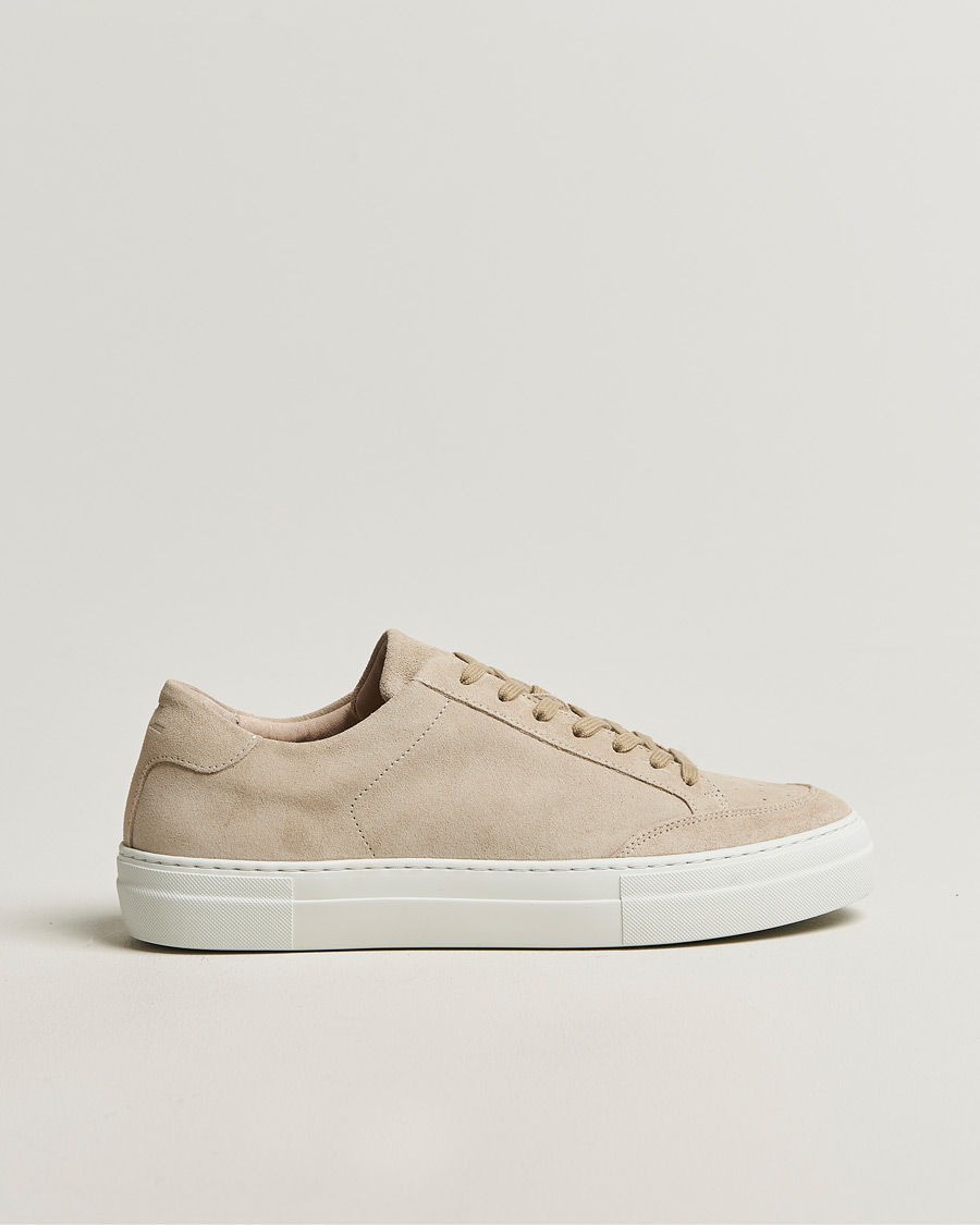 Hombres | Zapatillas | J.Lindeberg | Art Signature Suede Sneaker Moonbeam