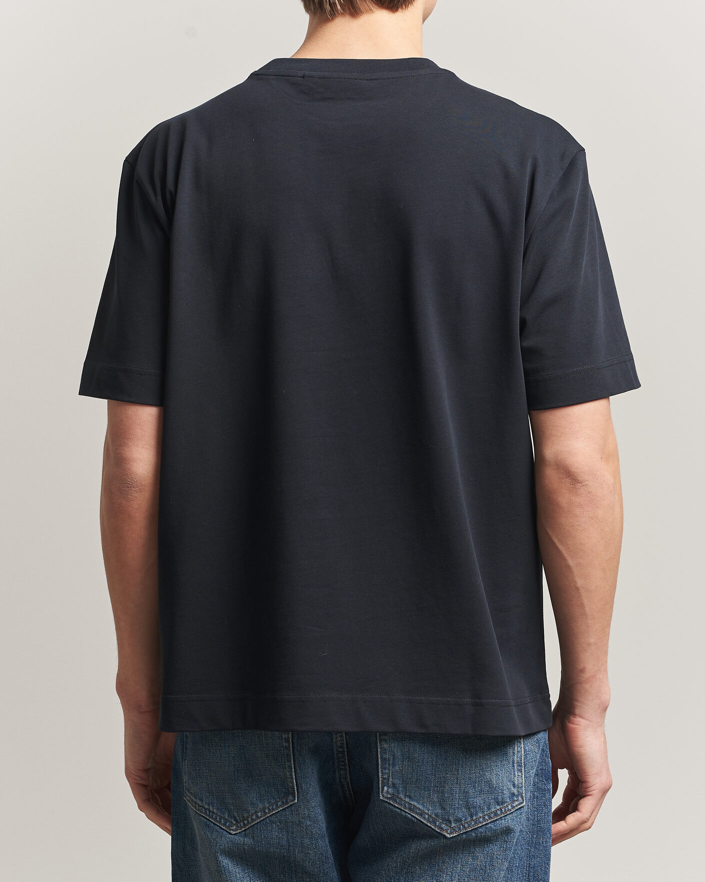 Hombres | Camisetas | J.Lindeberg | Hale Heavy Logo T-Shirt Black