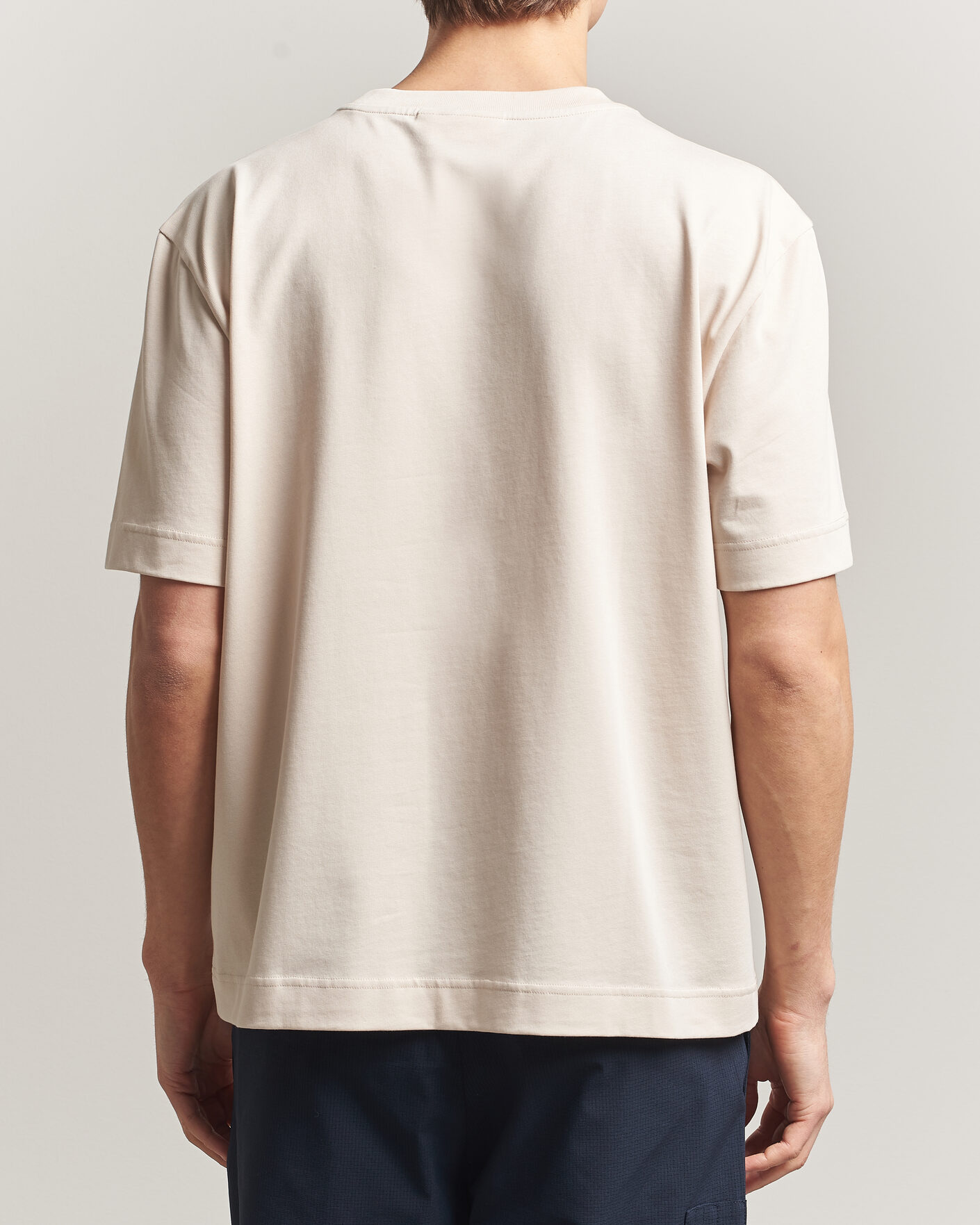 Hombres | Camisetas | J.Lindeberg | Hale Heavy Logo T-Shirt Moonbeam