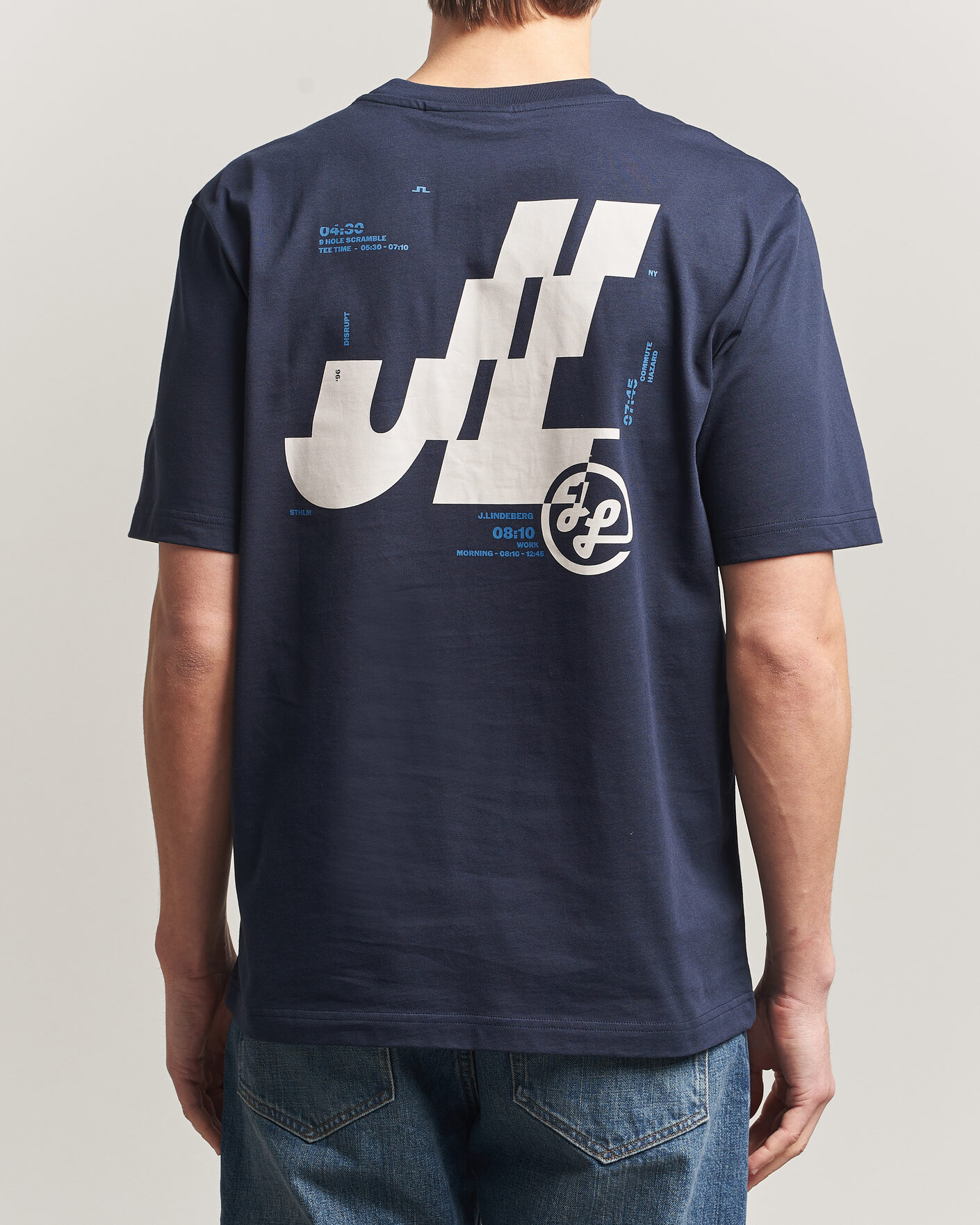 Hombres | Camisetas | J.Lindeberg | Parcie T-Shirt JL Navy