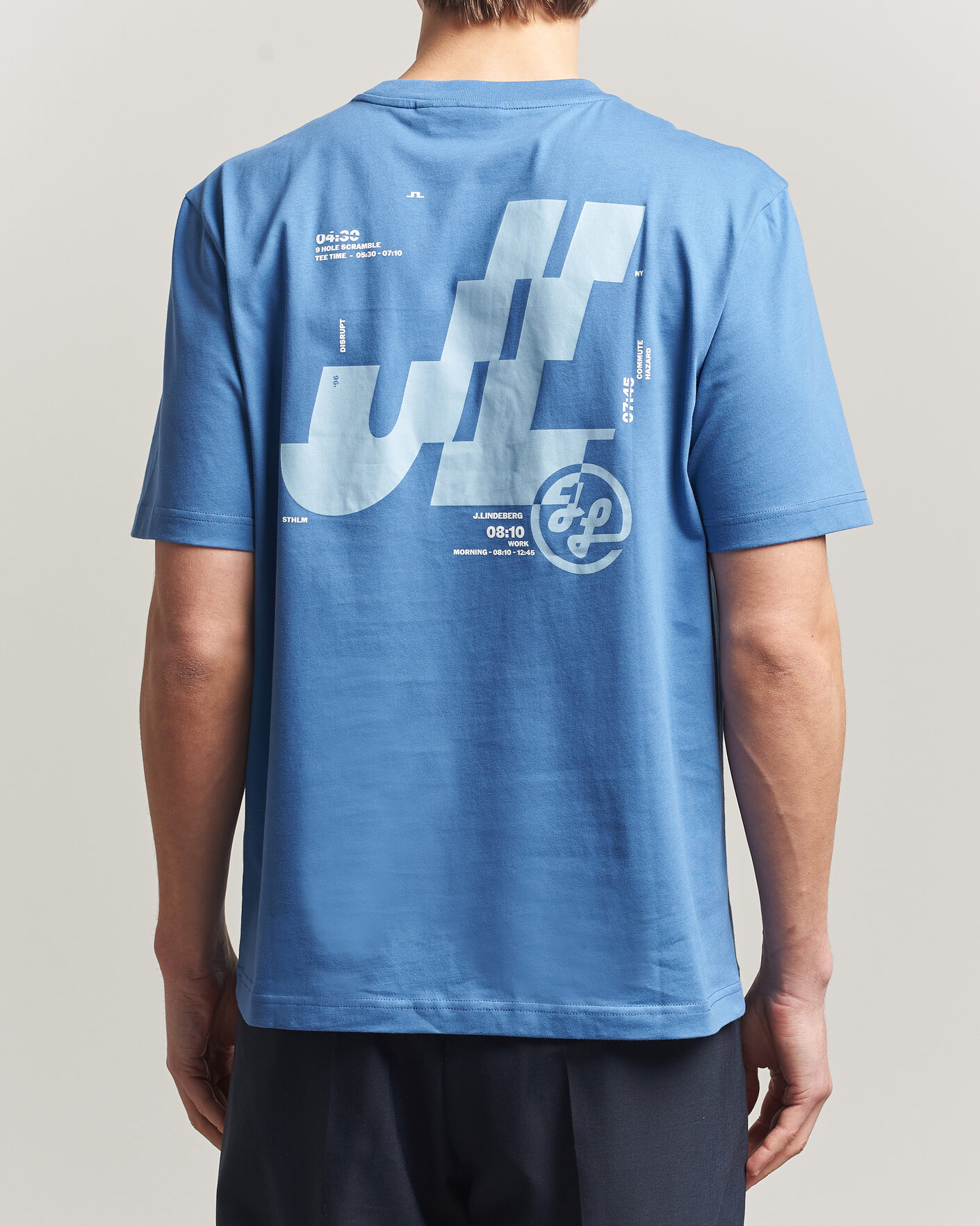 Hombres | Camisetas | J.Lindeberg | Parcie T-Shirt Federal Blue