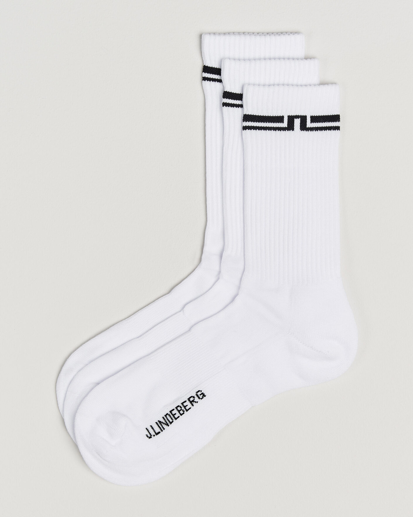 Hombres | Ropa interior y calcetines | J.Lindeberg | Johnson 3-Pack Socks White