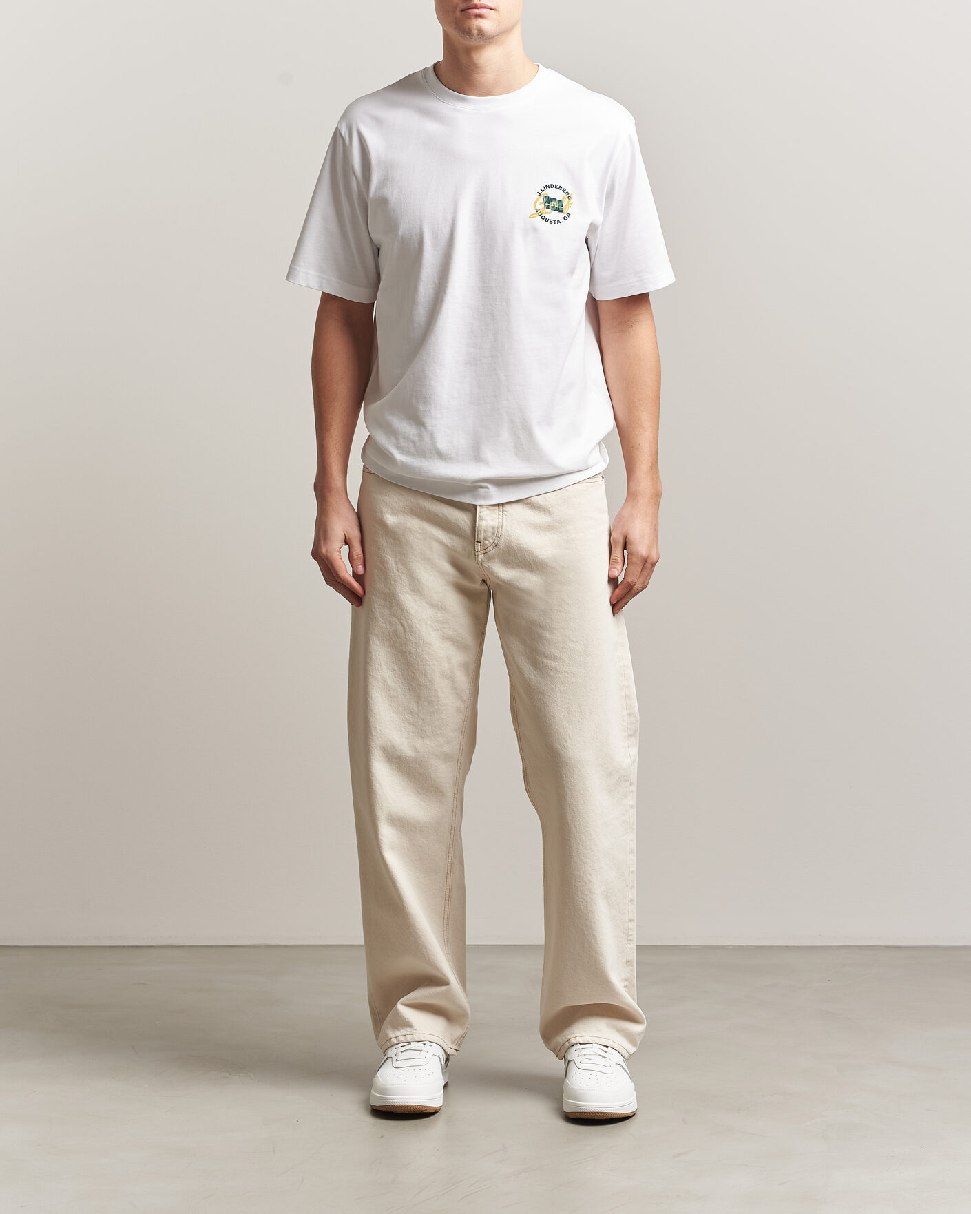 Hombres | Camisetas | J.Lindeberg | Parcie Tour T-Shirt White