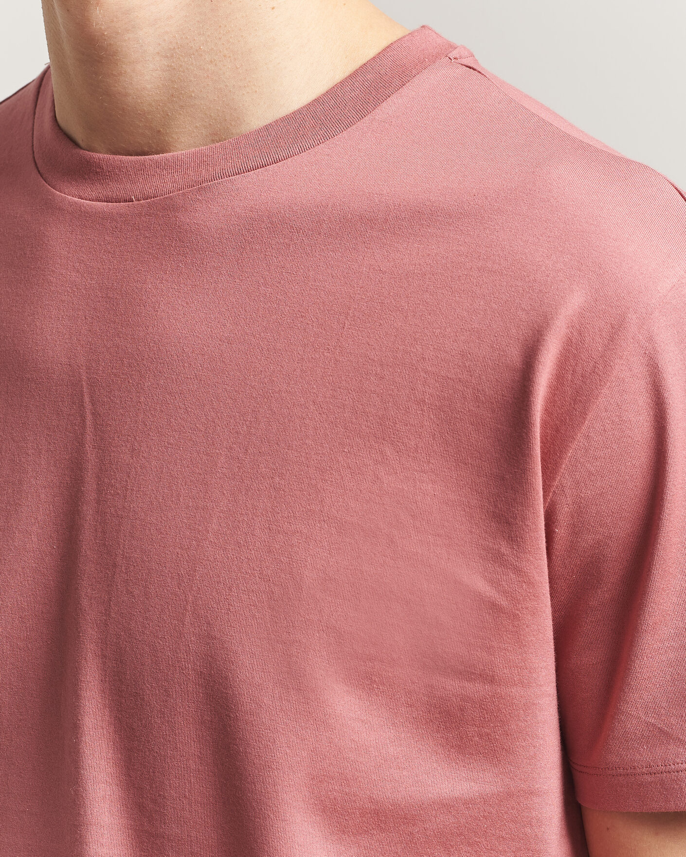 Hombres | Camisetas | J.Lindeberg | Sid Basic T-Shirt Withered Rose