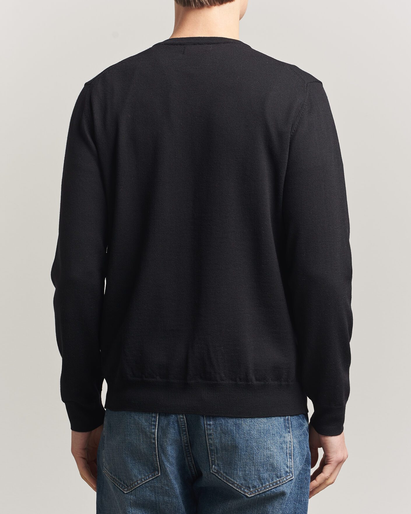 Hombres | Jerséis y prendas de punto | J.Lindeberg | Lymann Merino V-Neck Pullover Black