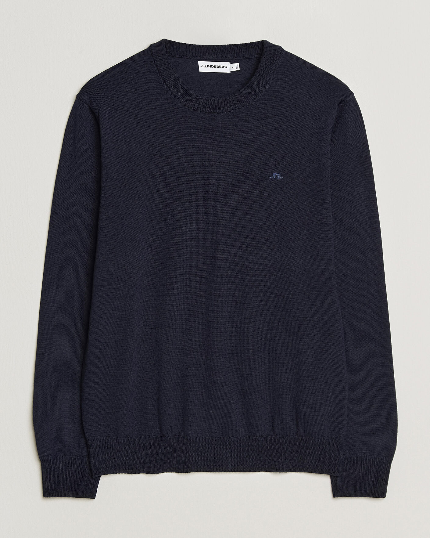 Hombres | Jerséis y prendas de punto | J.Lindeberg | Keane Merino Crew Neck Pullover JL Navy