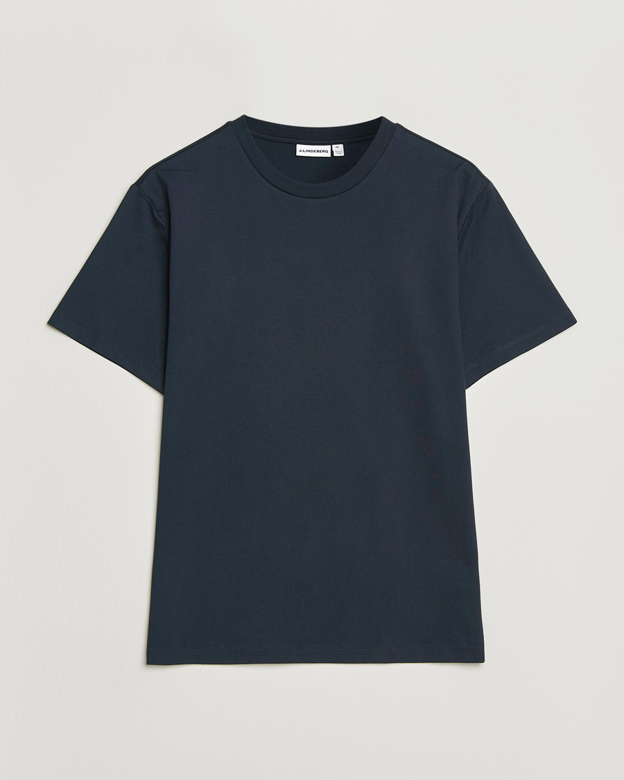 Hombres | Camisetas | J.Lindeberg | Sid Basic T-Shirt JL Navy