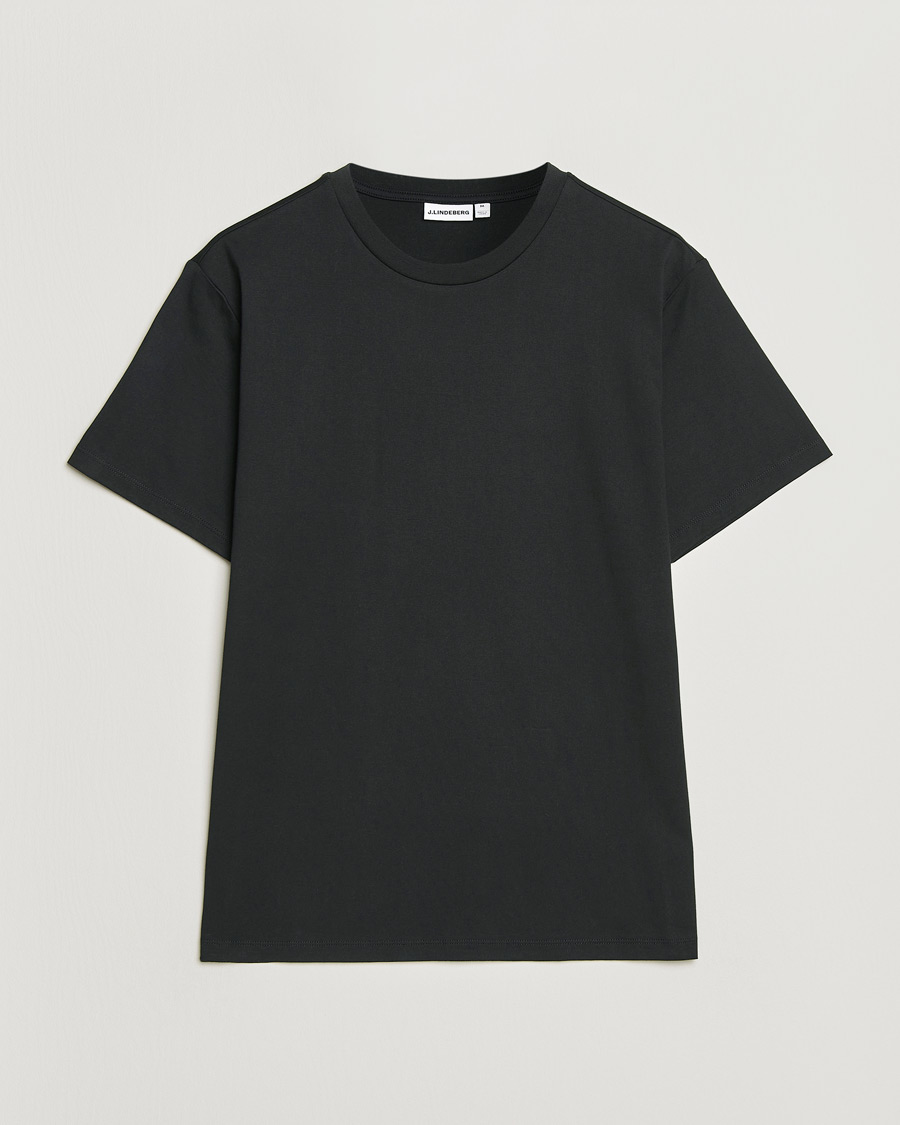 Hombres | Camisetas | J.Lindeberg | Sid Basic T-Shirt Black
