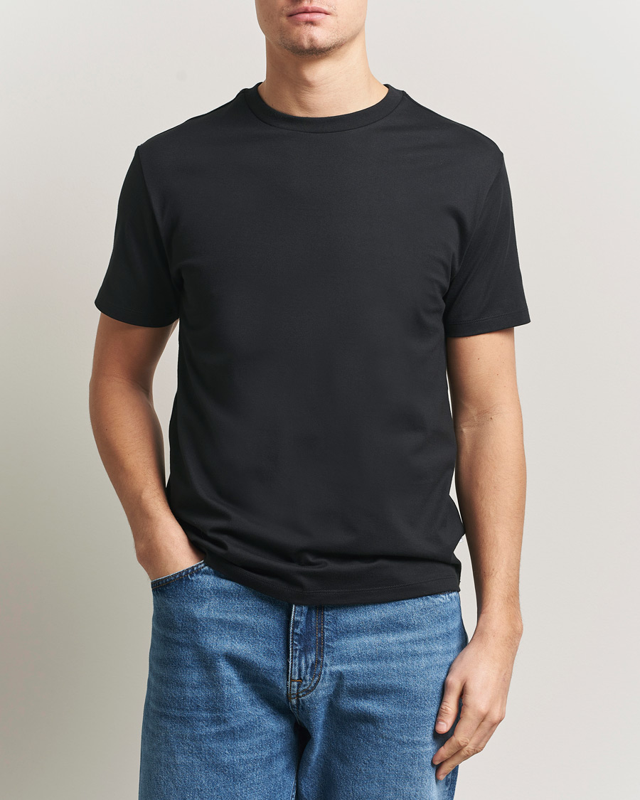 Hombres | Camisetas | J.Lindeberg | Sid Basic T-Shirt Black