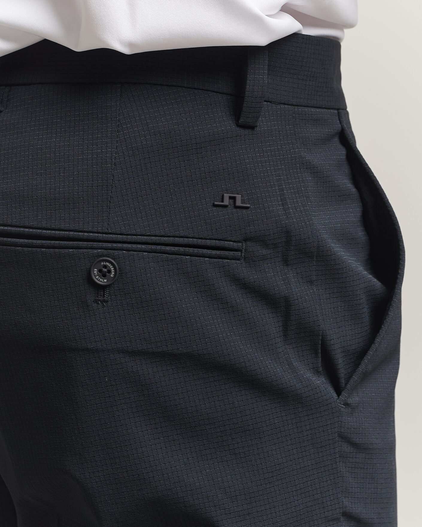 Hombres | Pantalones cortos | J.Lindeberg | Vent Golf Shorts Black
