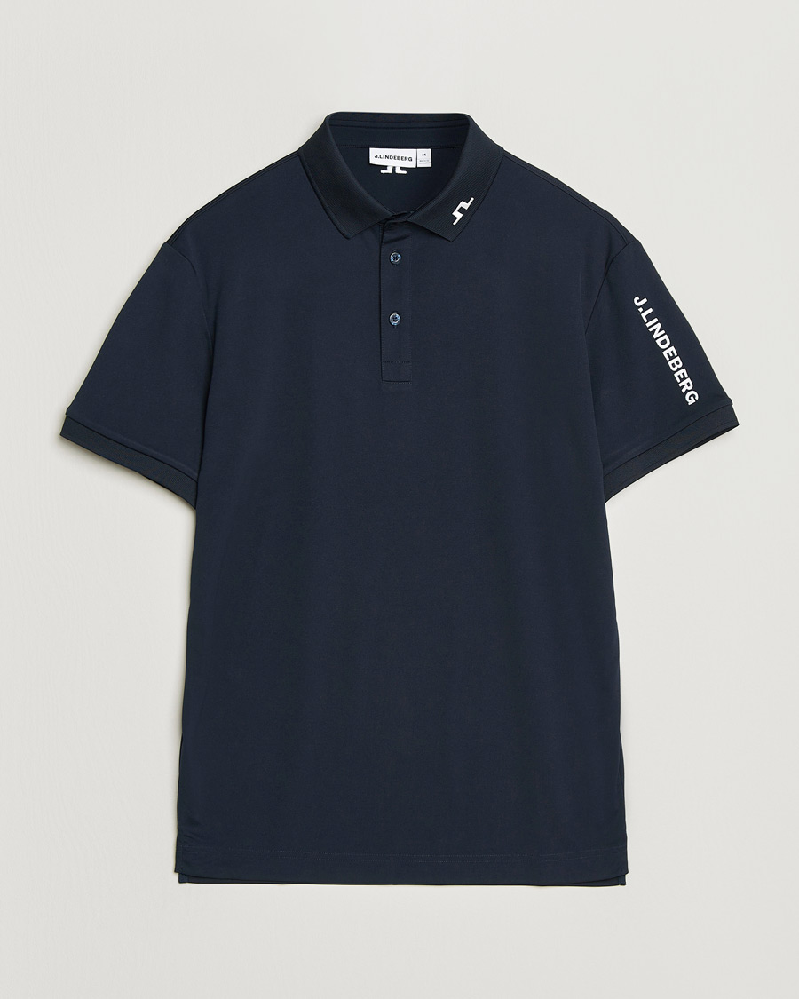 Hombres | Polos | J.Lindeberg | Tour Tech Polo JL Navy