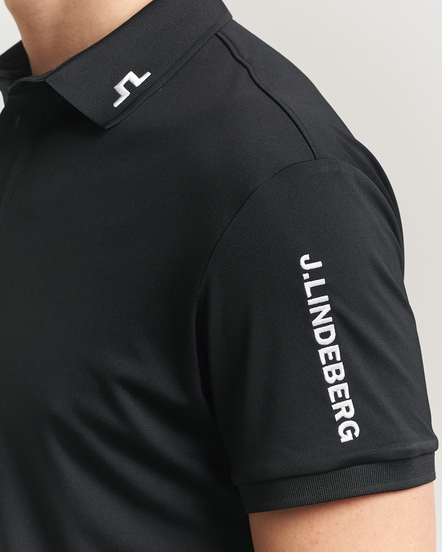 Hombres | Polos | J.Lindeberg | Tour Tech Polo Black