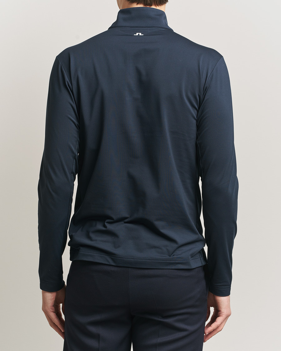 Hombres | Ropa de golf | J.Lindeberg | Tour Tech Mid Layer Half Zip JL Navy