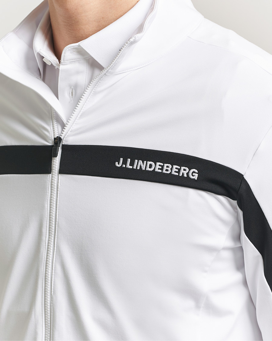 Hombres | Jerséis y prendas de punto | J.Lindeberg | Jarvis Mid Layer Full Zip White