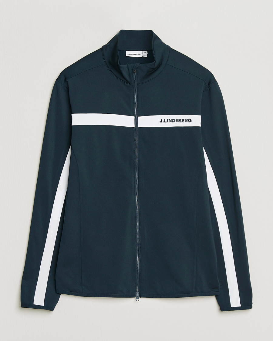 Hombres | Jerséis y prendas de punto | J.Lindeberg | Jarvis Mid Layer Full Zip JL Navy