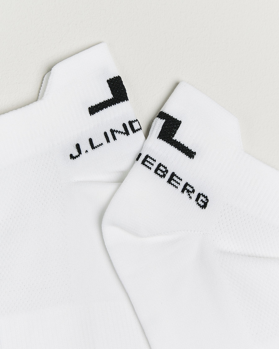 Hombres | Ropa interior y calcetines | J.Lindeberg | Spin Short Golf Sock White