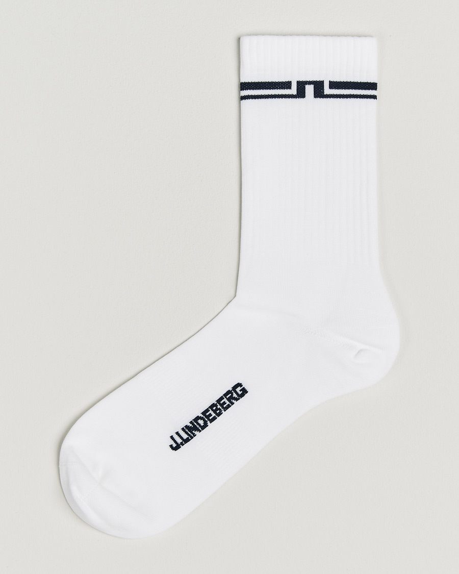 Hombres | Ropa interior y calcetines | J.Lindeberg | Stratton Golf Sock White