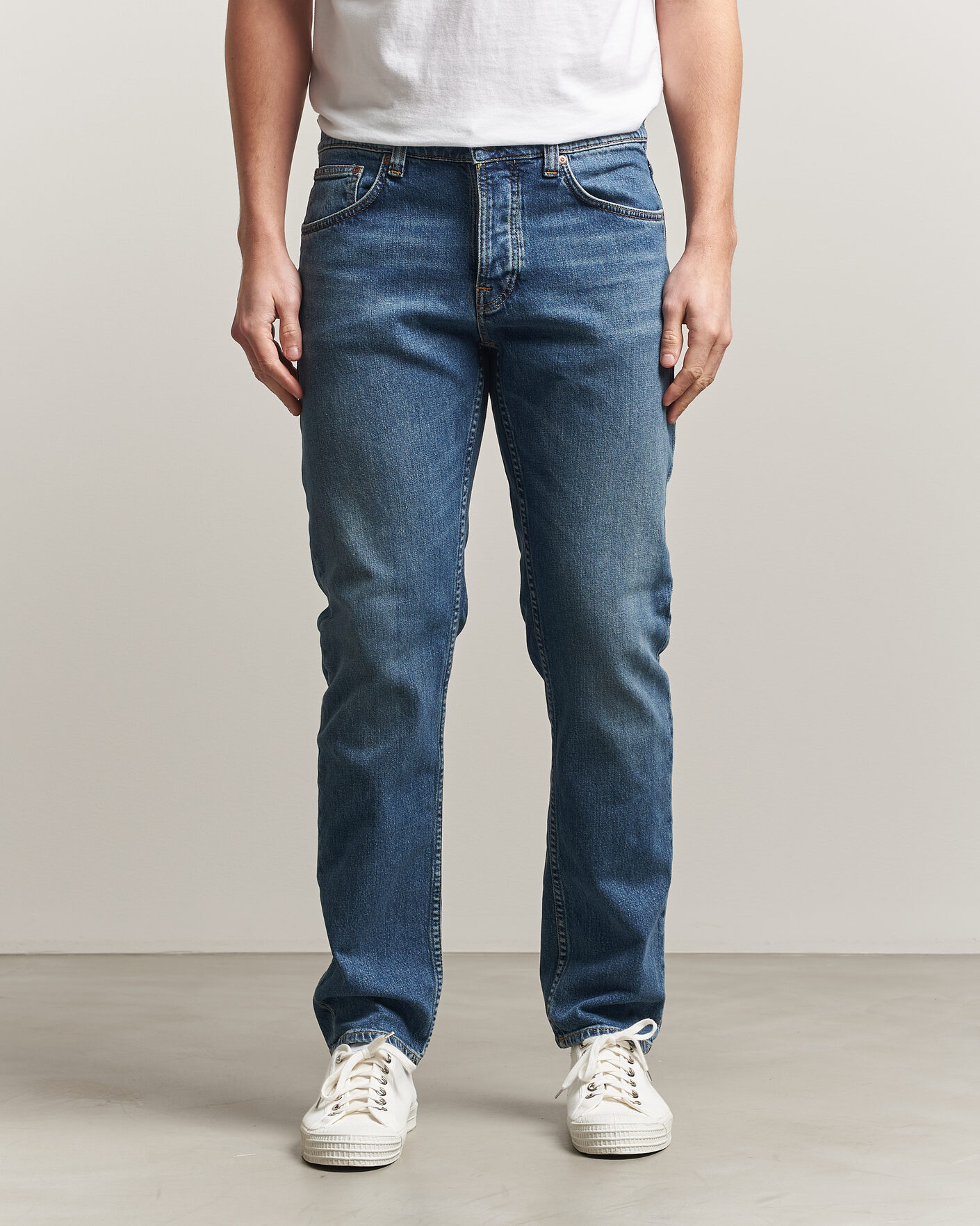 Hombres | Pantalones | Nudie Jeans | Solid Ollie Jeans Blue Blur