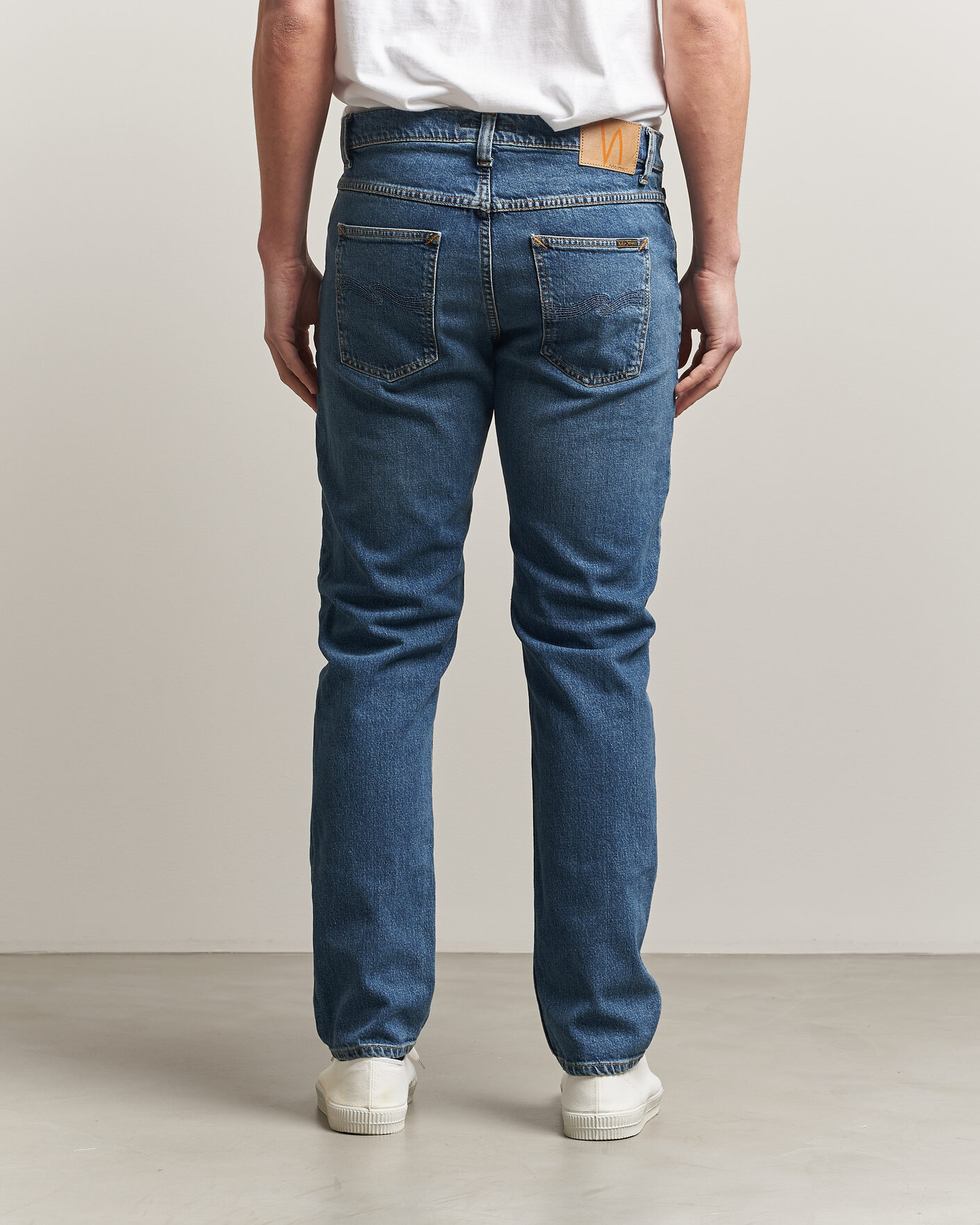 Hombres | Pantalones | Nudie Jeans | Solid Ollie Jeans Blue Blur