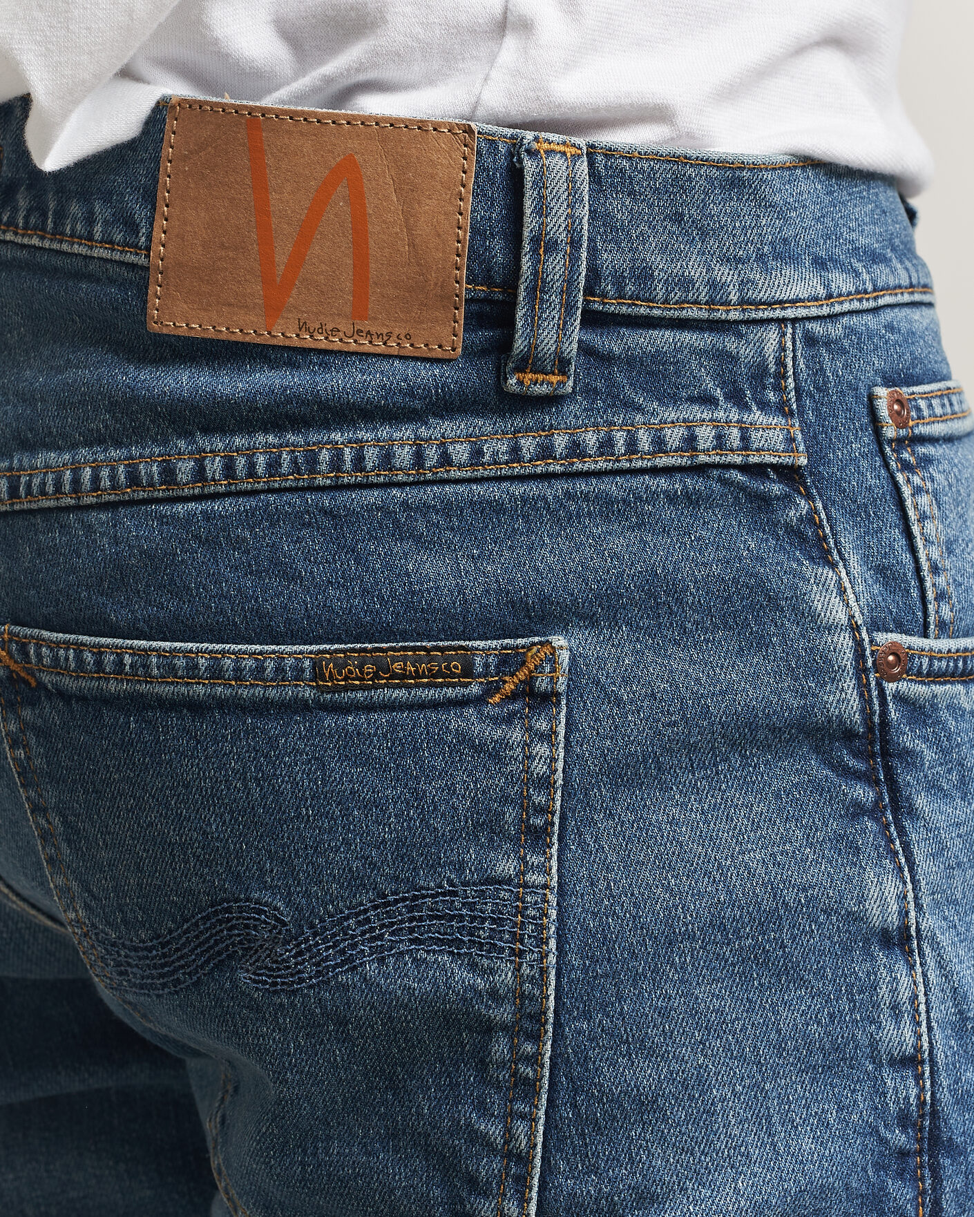 Hombres | Pantalones | Nudie Jeans | Solid Ollie Jeans Blue Blur