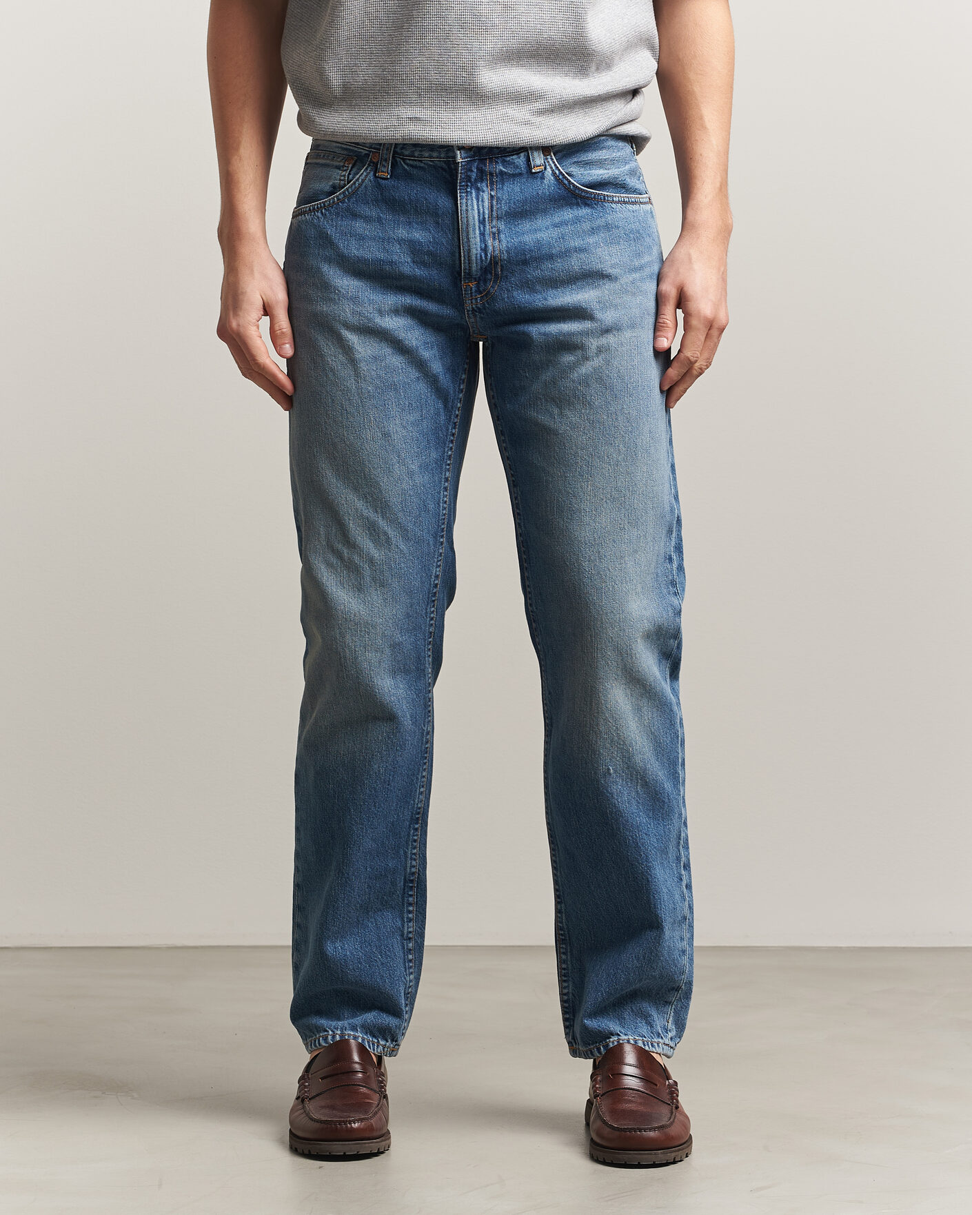 Hombres | Pantalones | Nudie Jeans | Gritty Jackson Jeans Cool Blue