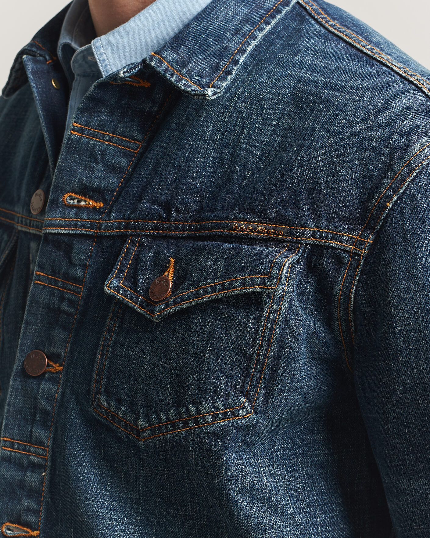 Hombres | Abrigos y chaquetas | Nudie Jeans | Conny Denim Jacket Heavy Used