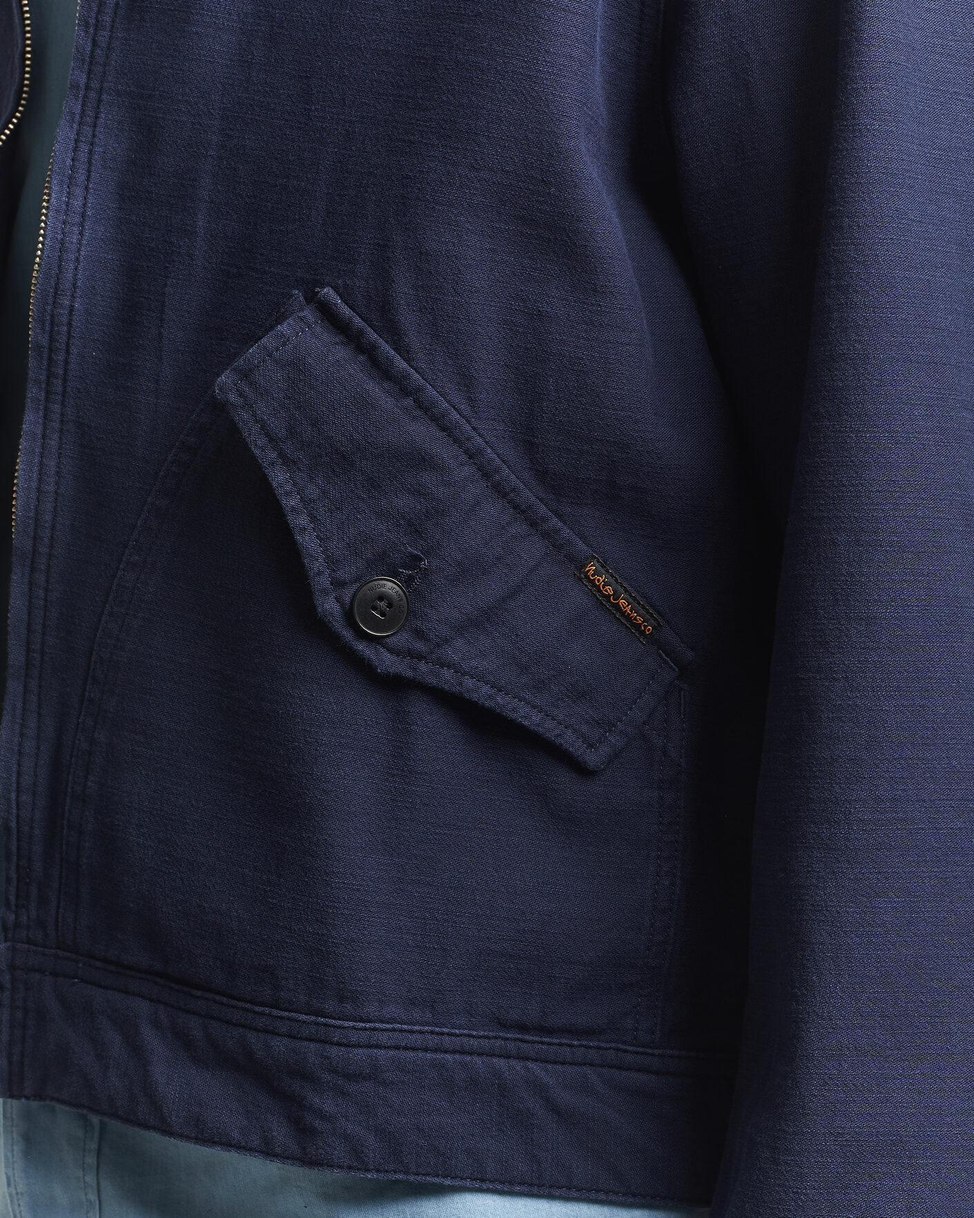 Hombres | Abrigos y chaquetas | Nudie Jeans | Blake Embroided Jacket Navy