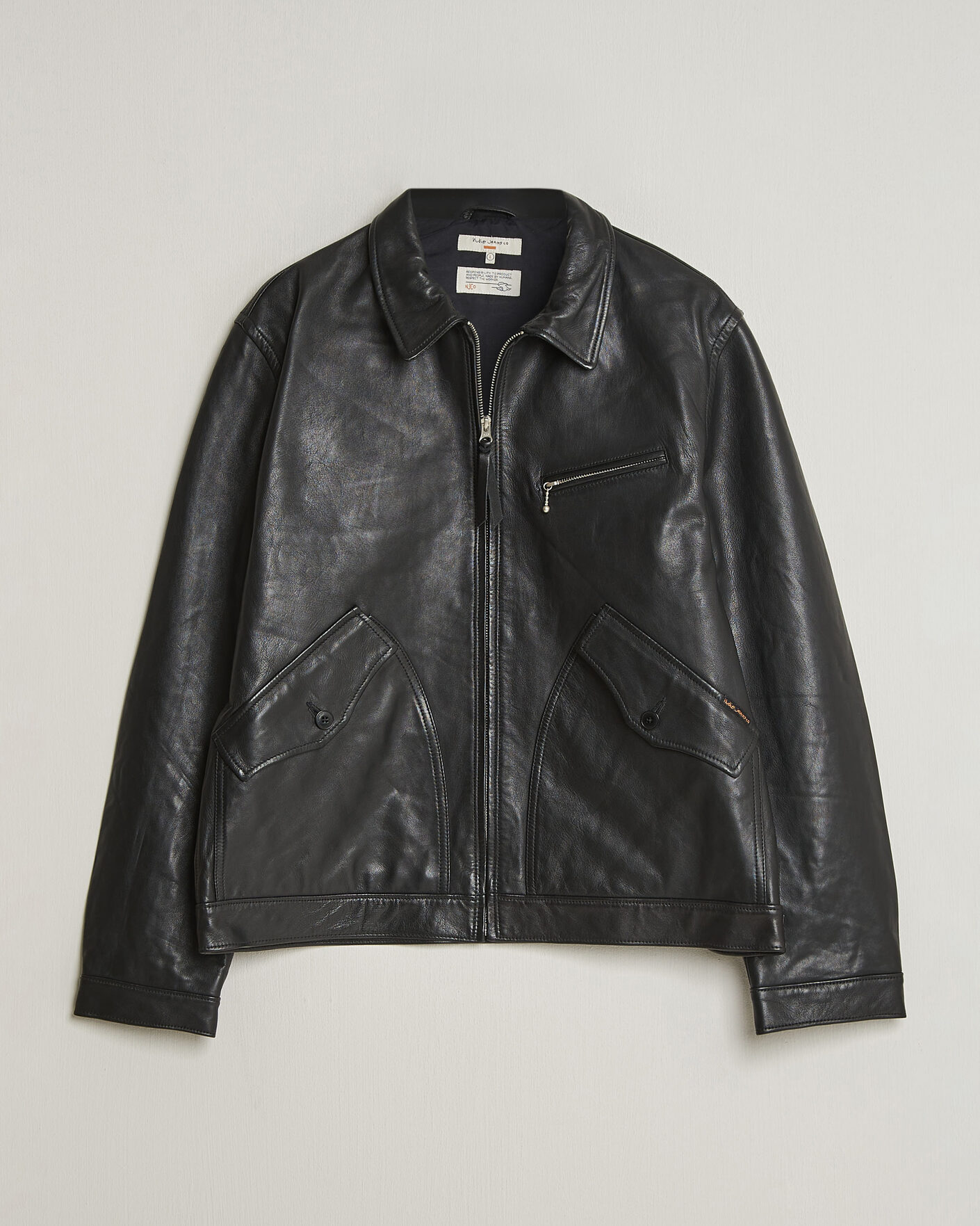 Hombres | Abrigos y chaquetas | Nudie Jeans | Blake Leather Jacket Black
