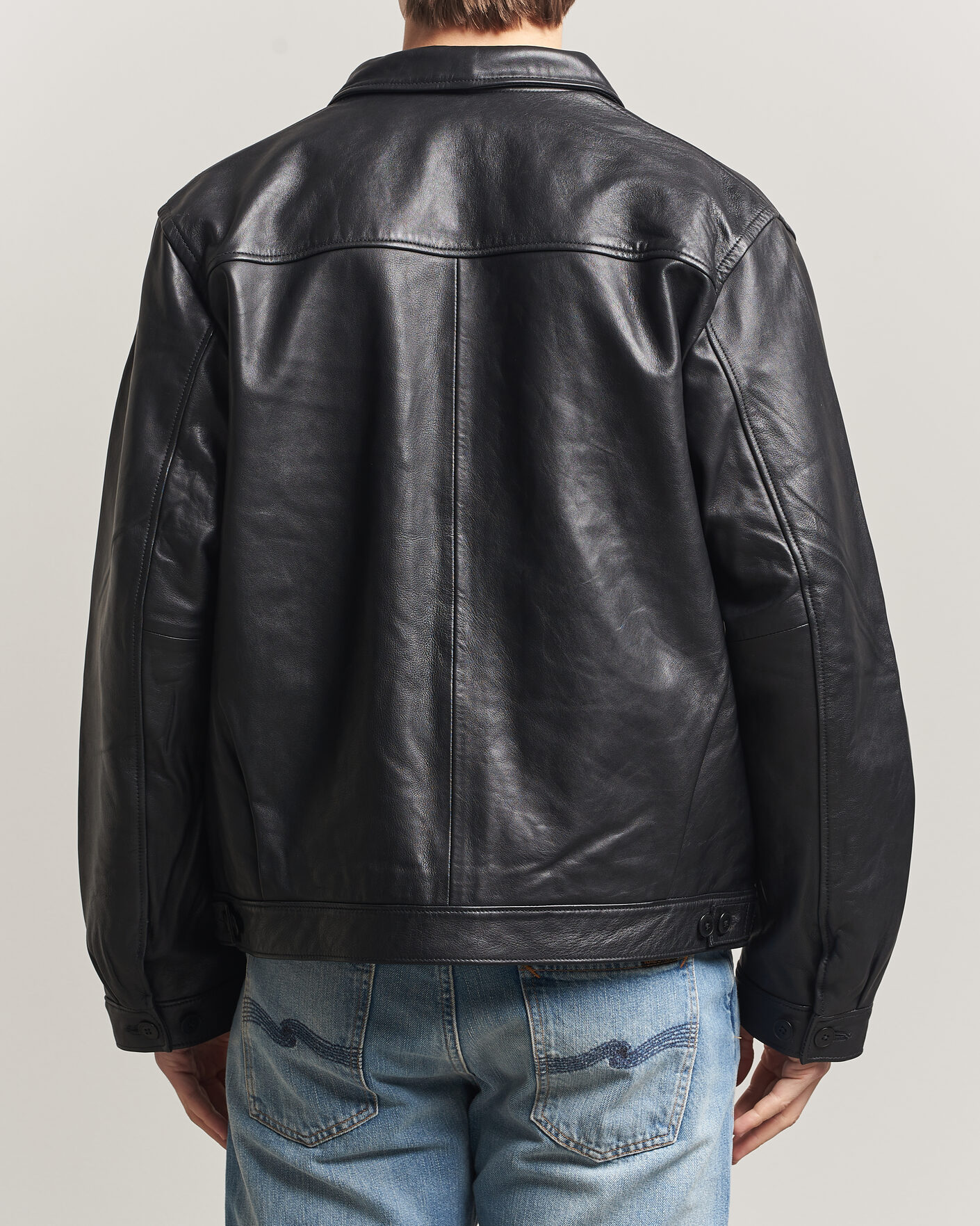 Hombres | Abrigos y chaquetas | Nudie Jeans | Blake Leather Jacket Black