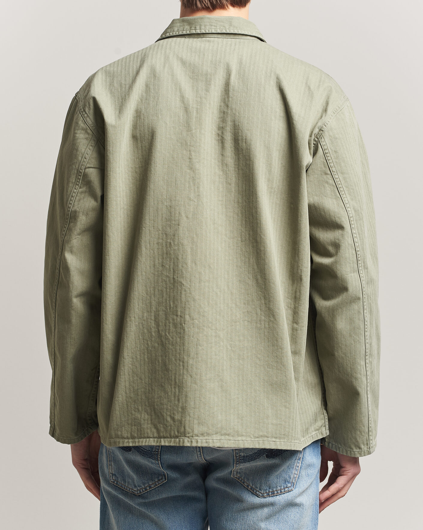 Hombres | Camisas | Nudie Jeans | Buddy Chore Jacket Pale Green