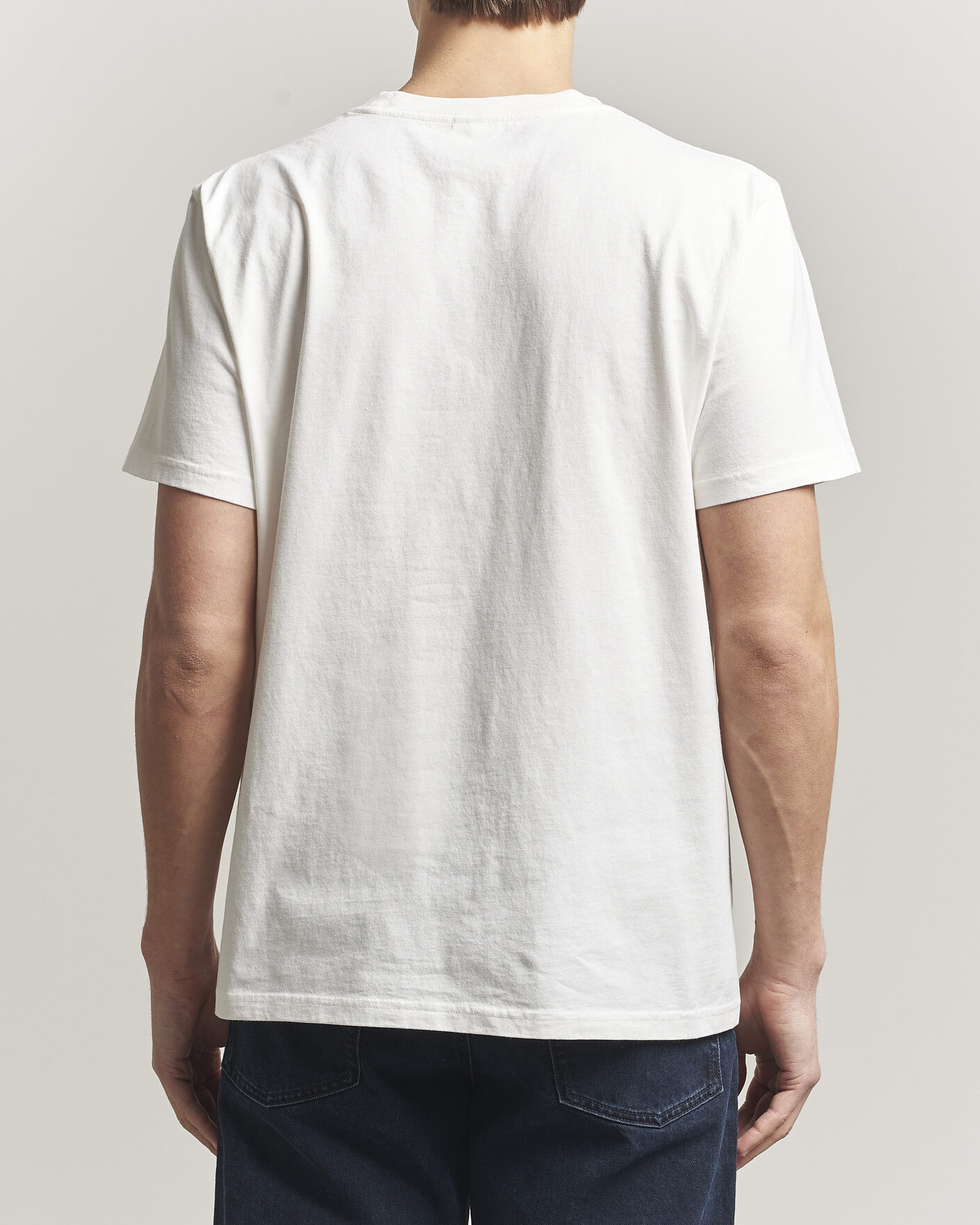 Hombres | Camisetas | Nudie Jeans | Roy Printed T-Shirt Chalk White