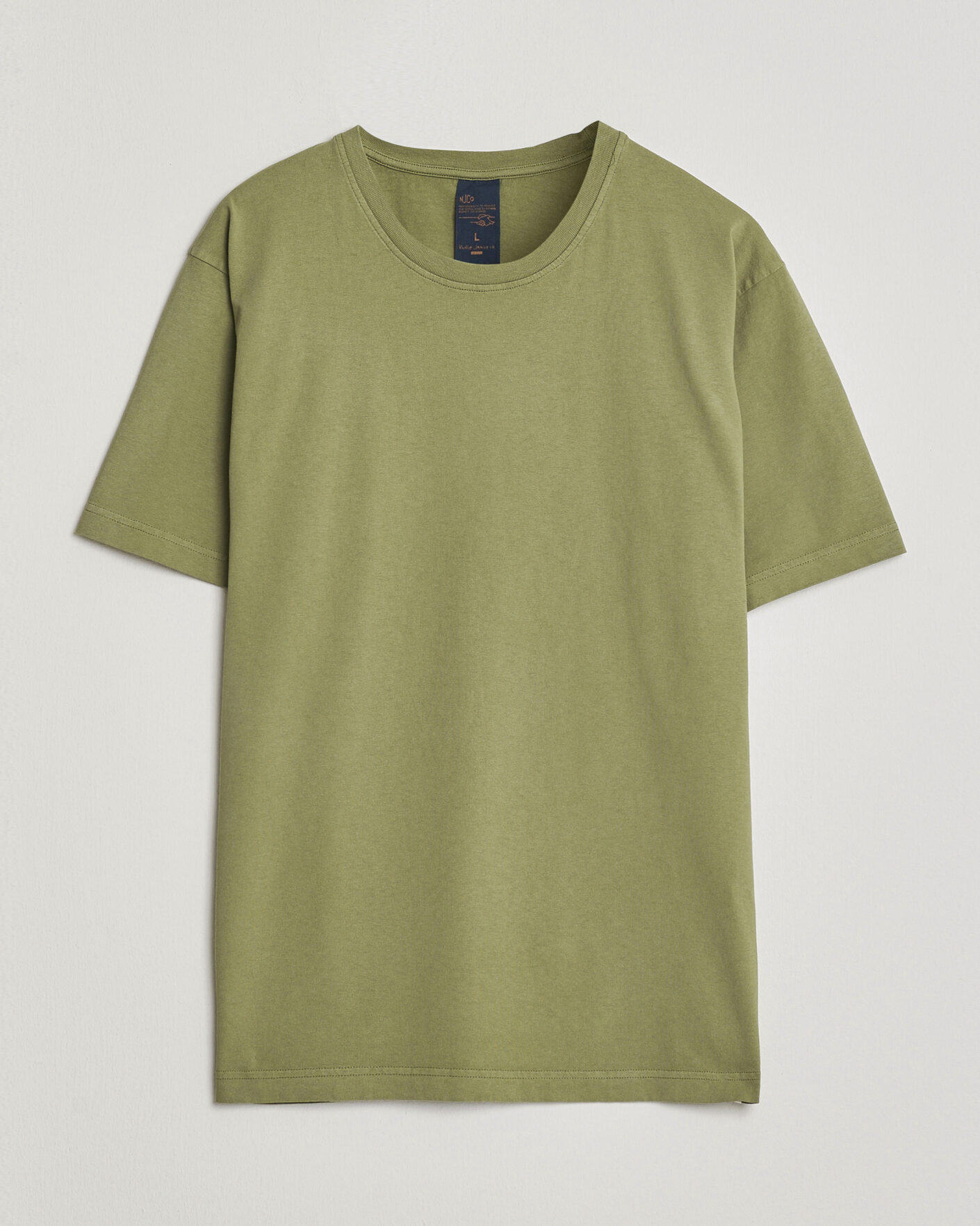 Hombres | Camisetas | Nudie Jeans | Uno Everyday Crew Neck T-Shirt Green