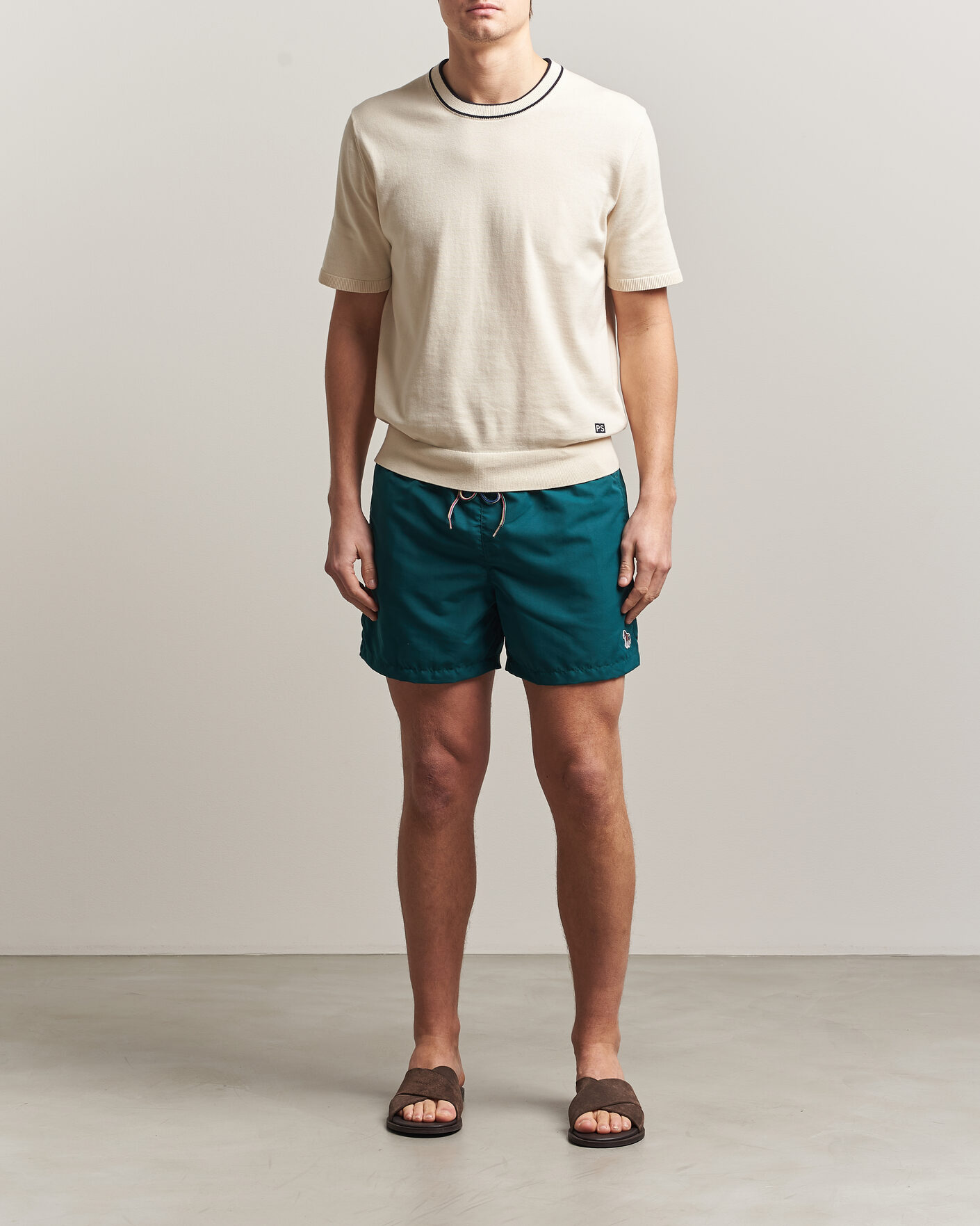 Hombres | Bañadores | Paul Smith | Zebra Swimshorts Dark Green