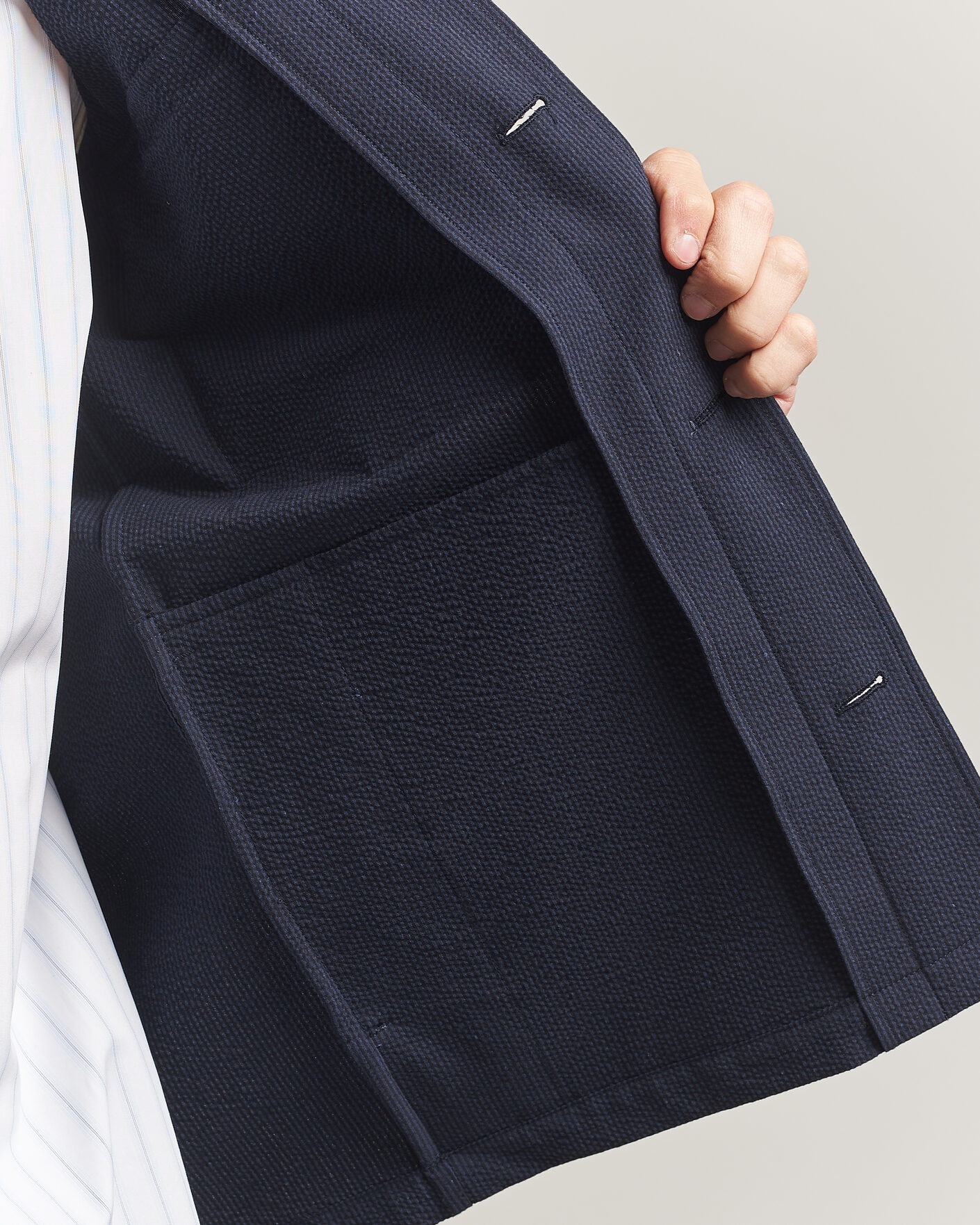 Hombres | Camisas | Paul Smith | Cotton Overshirt Navy