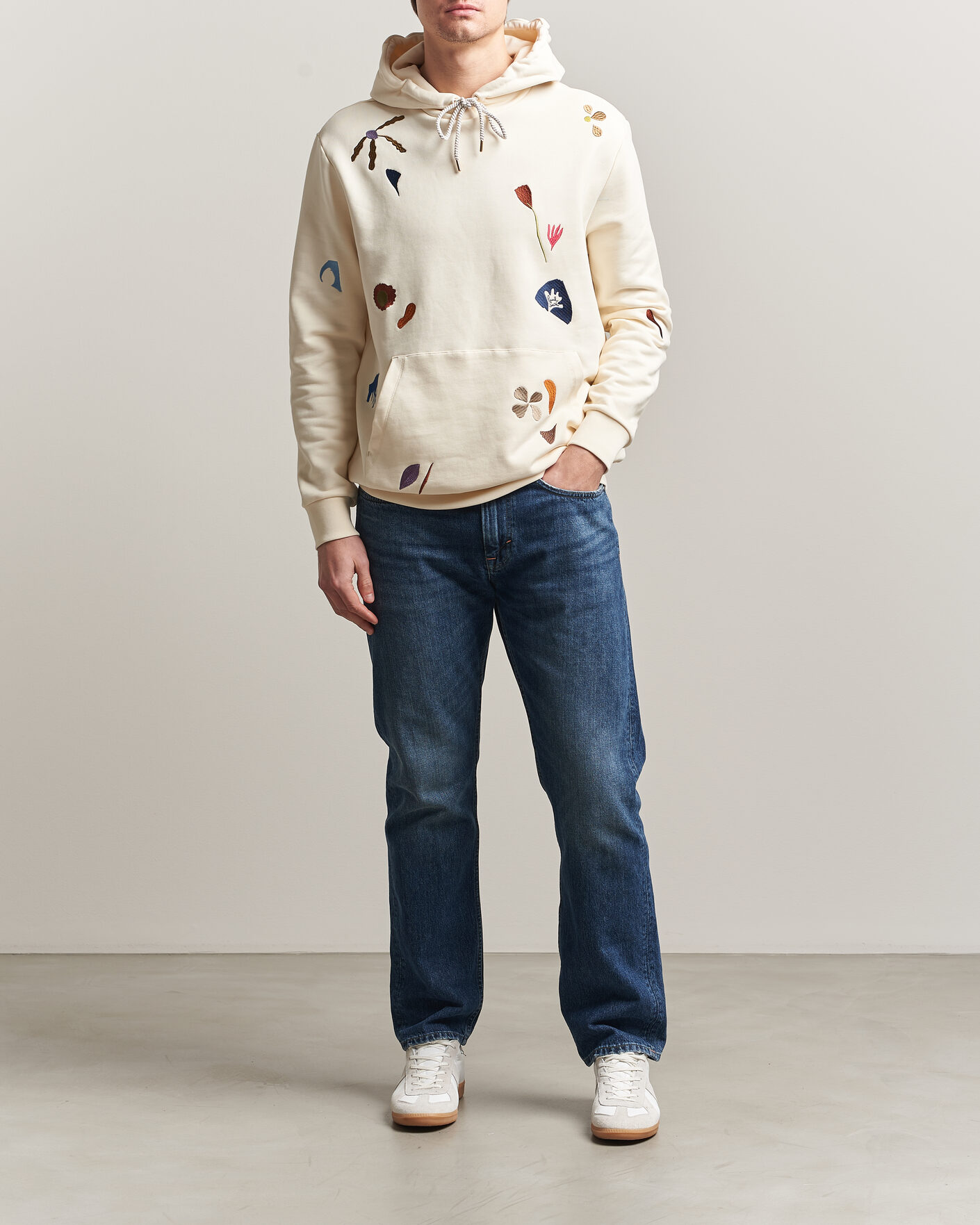 Hombres | Jerséis y prendas de punto | Paul Smith | Embroidered Hoodie White