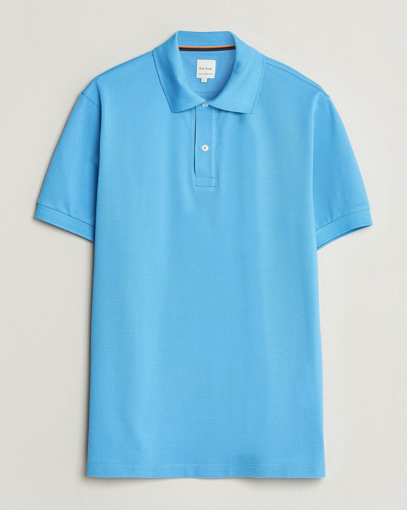 Hombres | Polos | Paul Smith | Placket Stripe Polo Blue