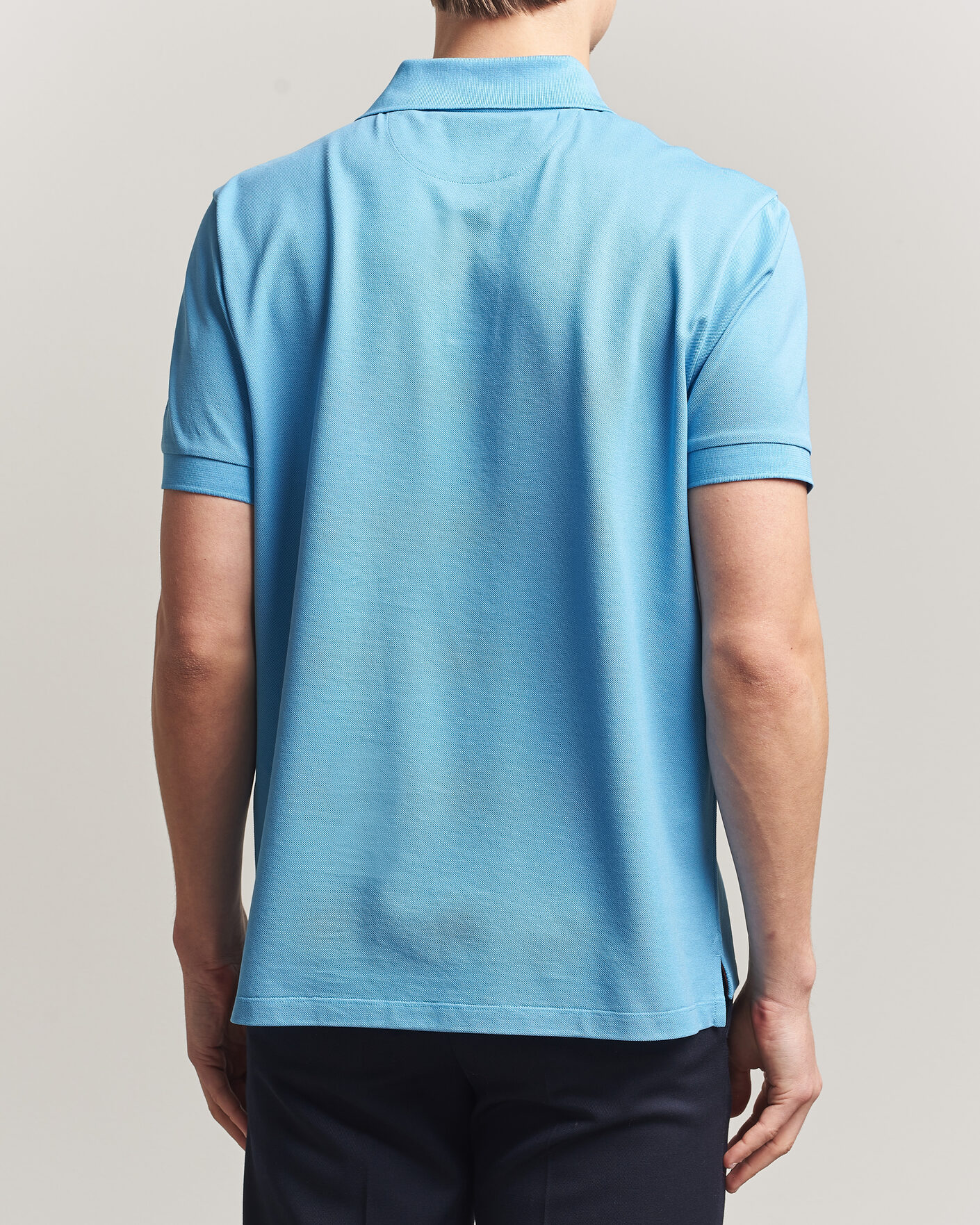 Hombres | Polos | Paul Smith | Placket Stripe Polo Blue